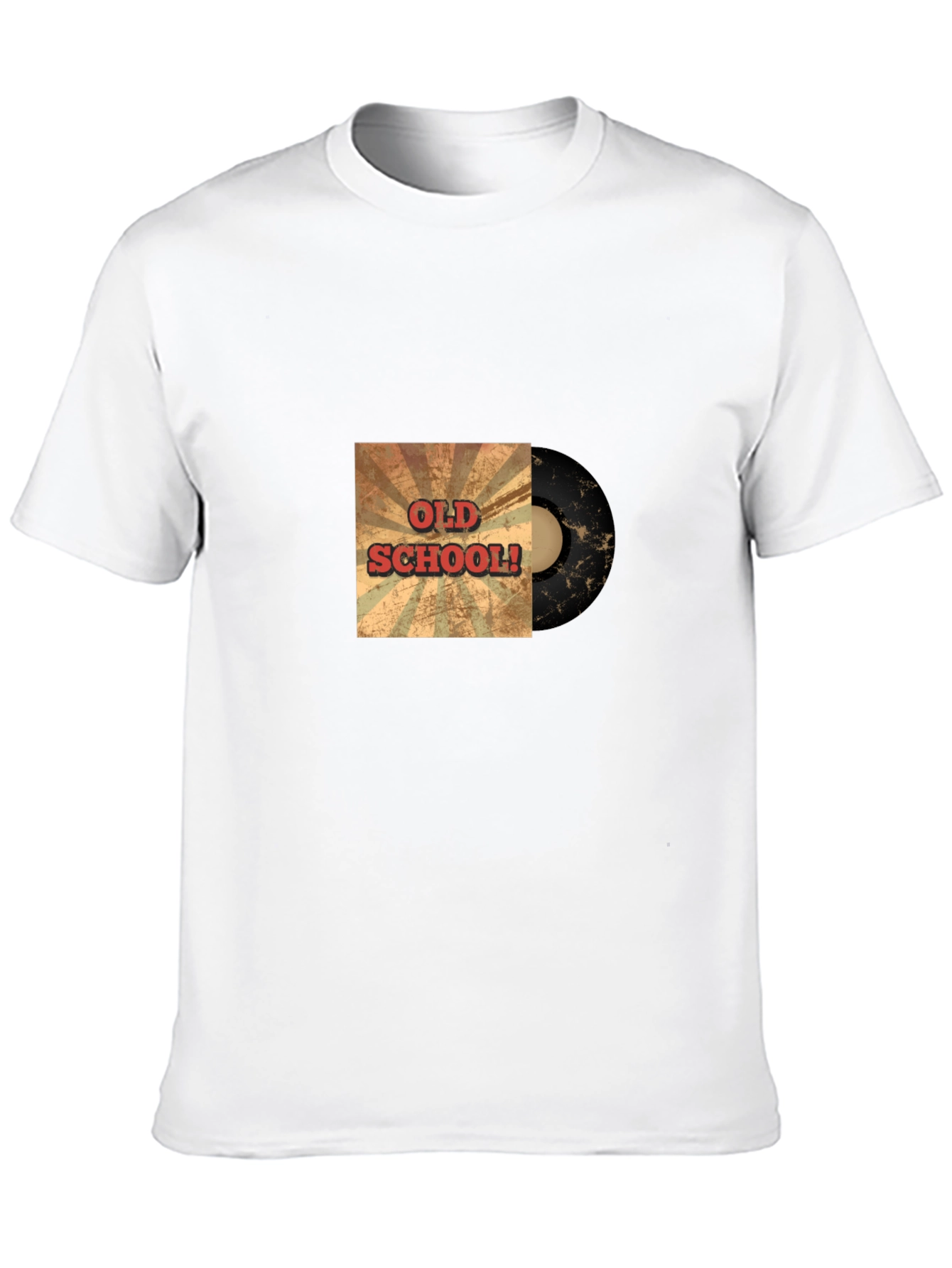 Old School Vinyl Record Graphic Tee