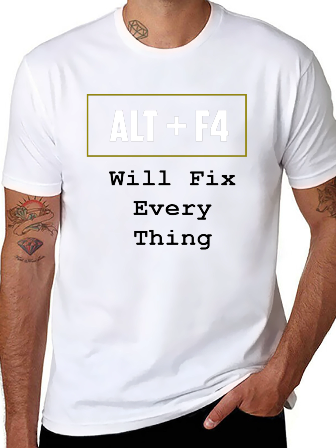 ALT+F4 Will Fix Everything Funny T-Shirt