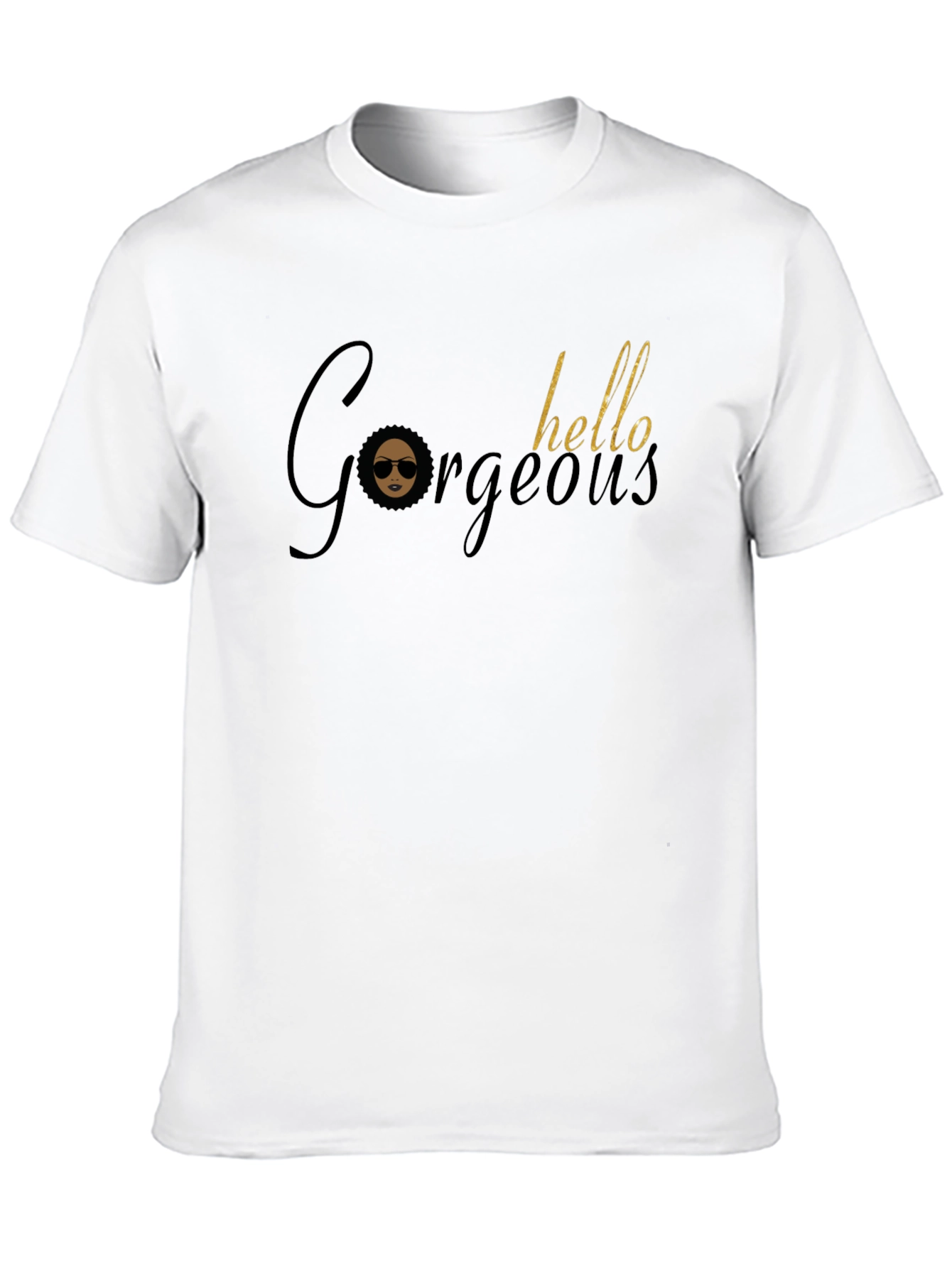 Gorgeous Hello Tee - Stylish Graphic T-Shirt