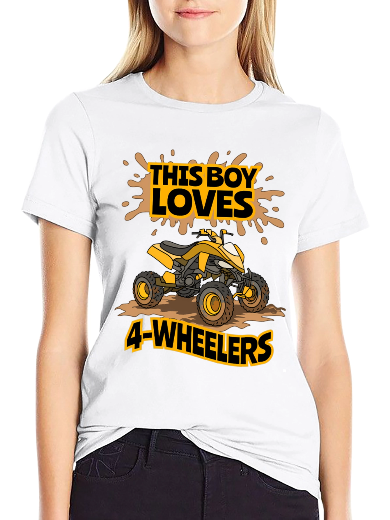 This Boy Loves 4-Wheelers T-Shirt ATV Off-Road Tee