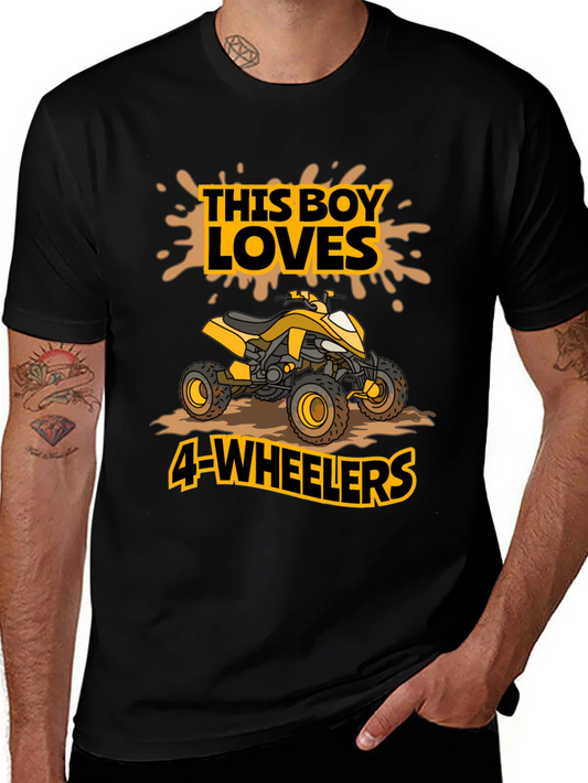 This Boy Loves 4-Wheelers T-Shirt ATV Off-Road Tee
