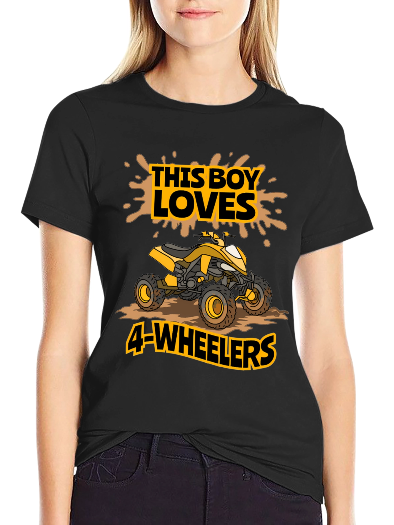 This Boy Loves 4-Wheelers T-Shirt ATV Off-Road Tee