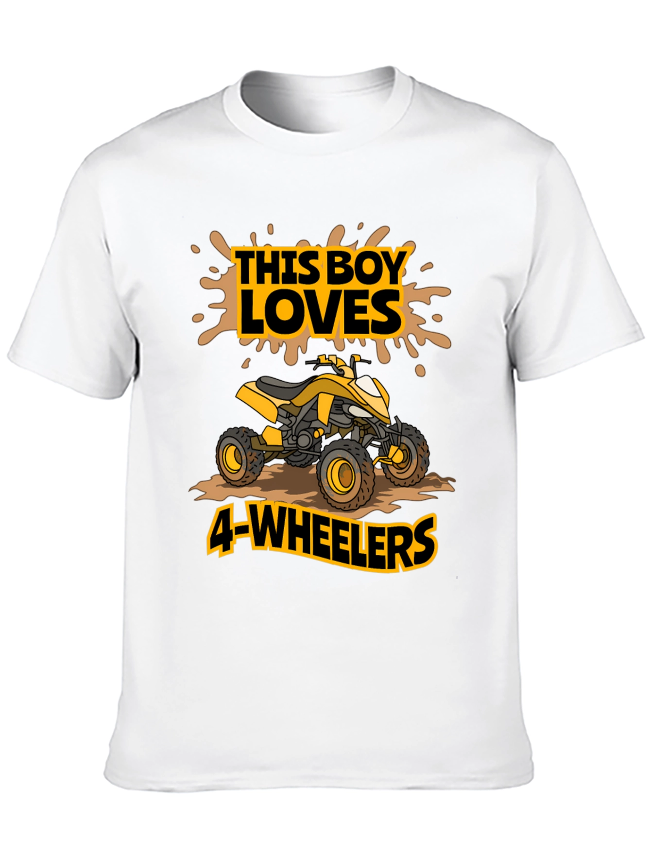 This Boy Loves 4-Wheelers T-Shirt ATV Off-Road Tee