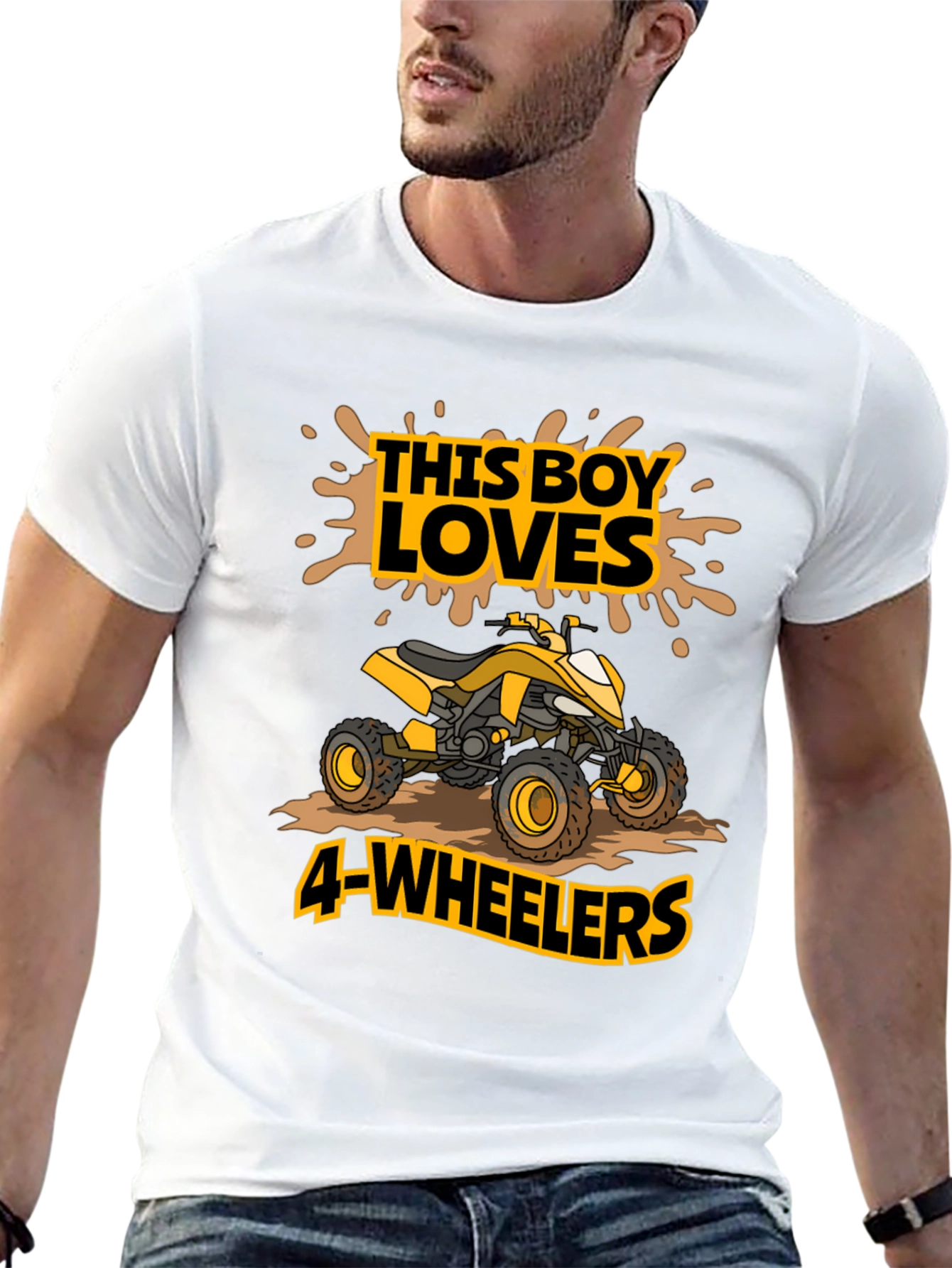 This Boy Loves 4-Wheelers T-Shirt ATV Off-Road Tee