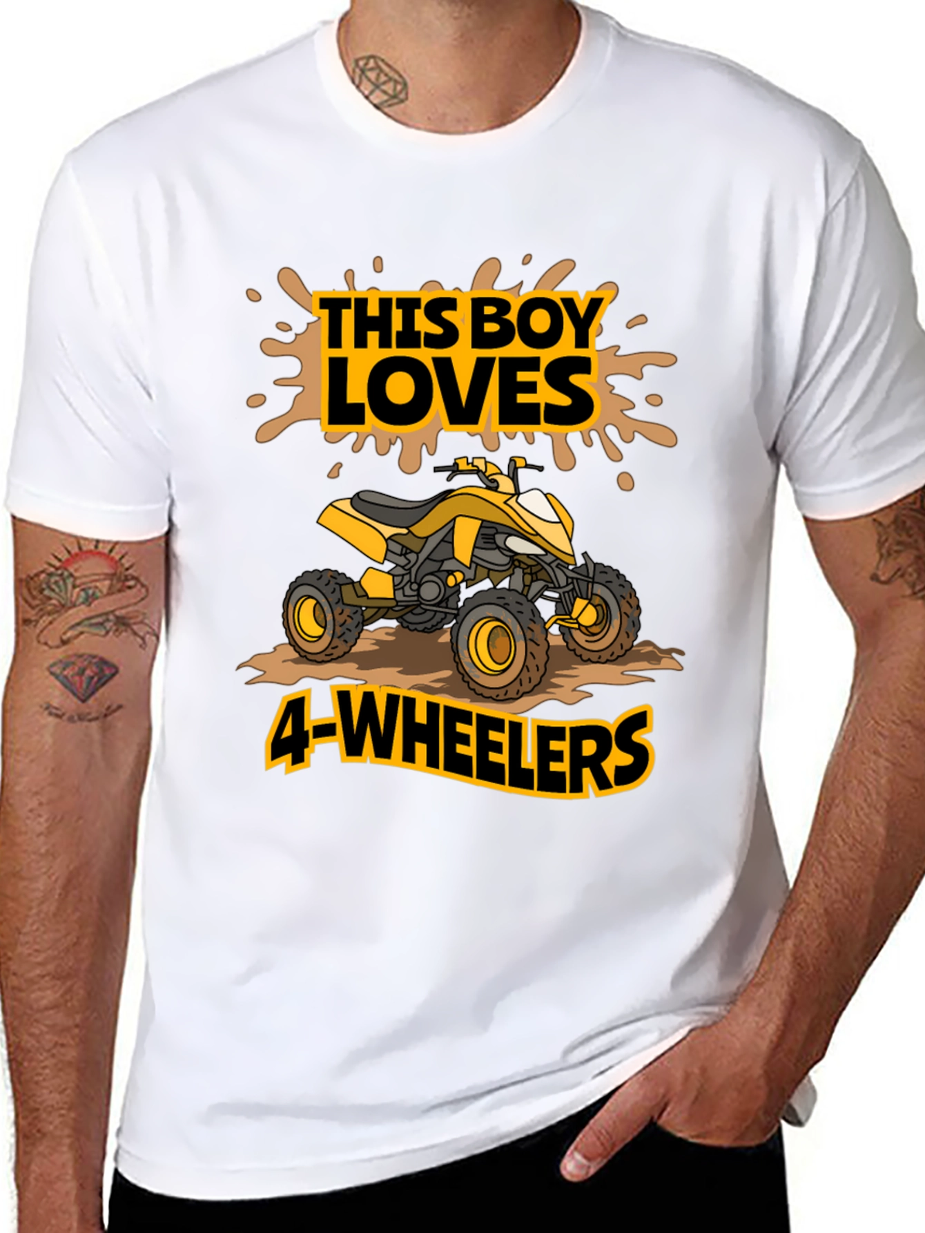 This Boy Loves 4-Wheelers T-Shirt ATV Off-Road Tee