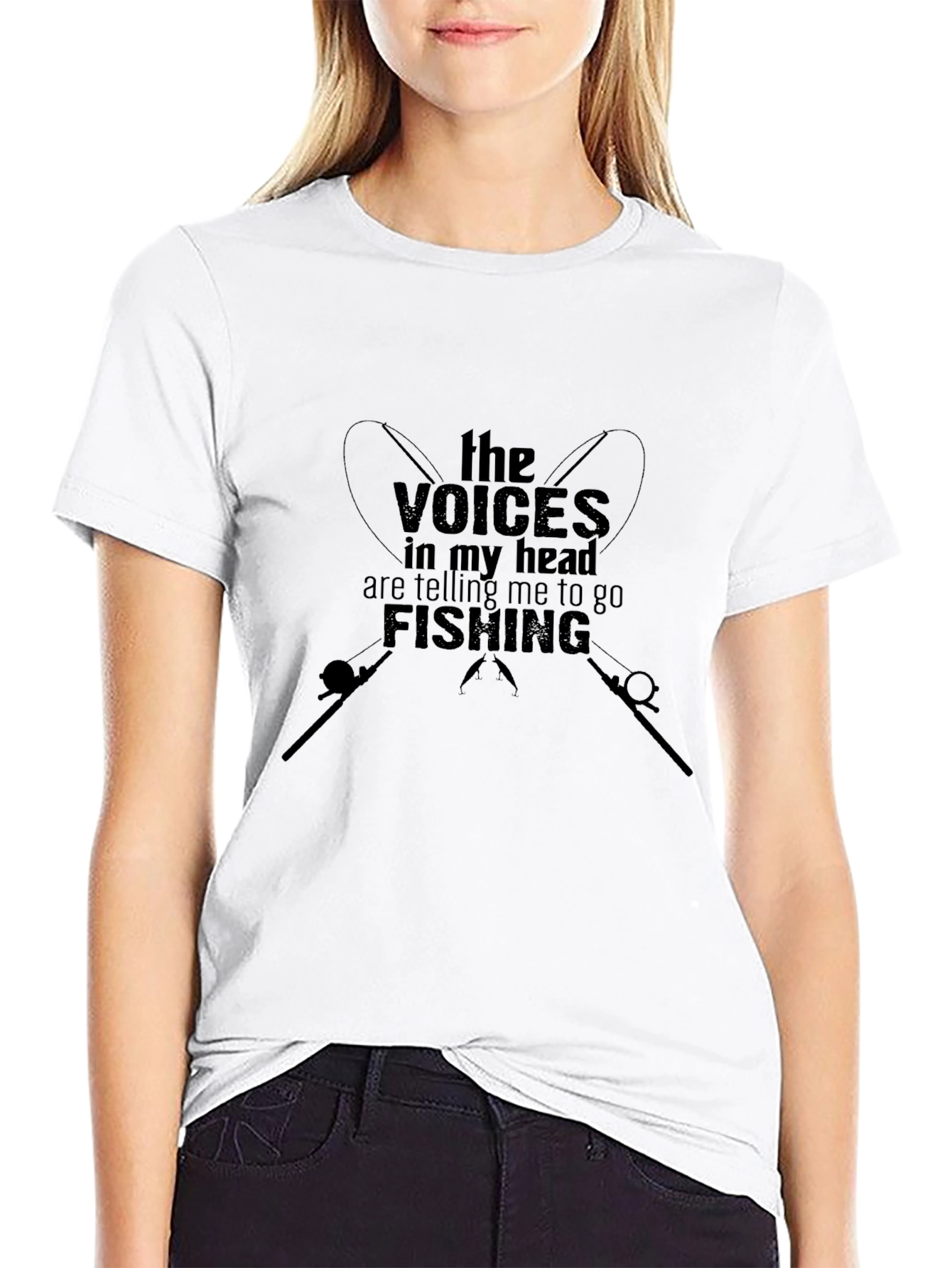 Fishing Voices Mens T-Shirt