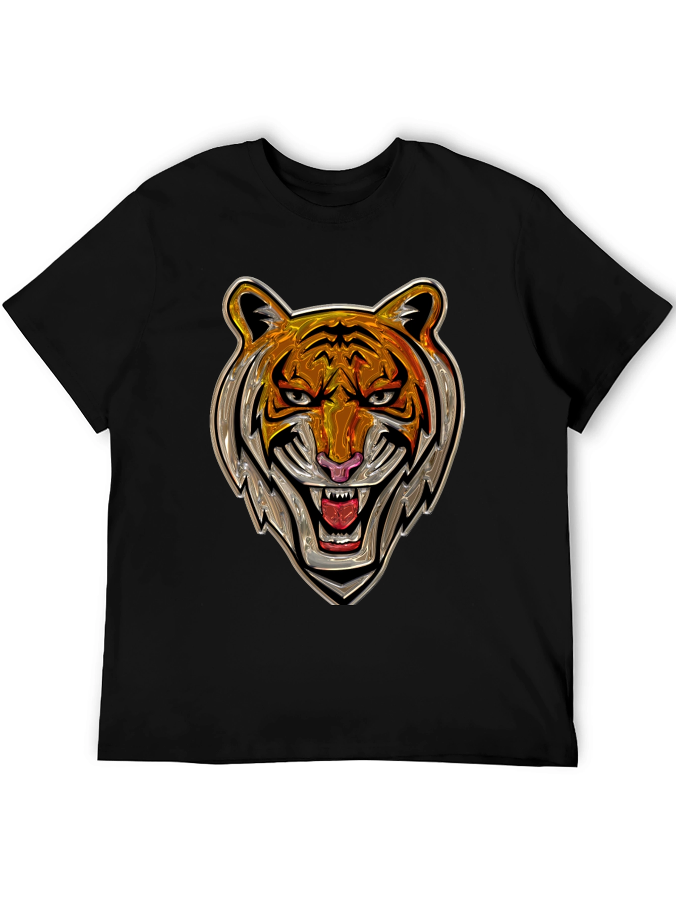 Roaring Tiger Graphic Tee - Bold Animal Print