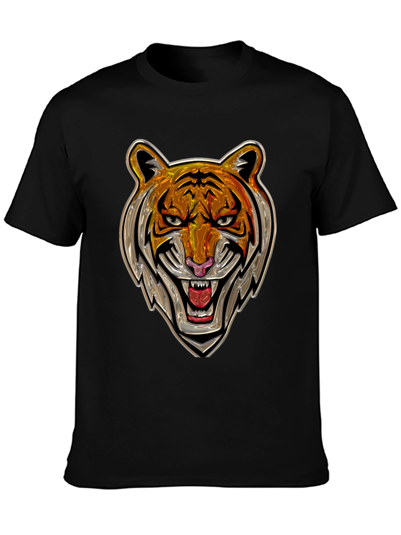 Roaring Tiger Graphic Tee - Bold Animal Print