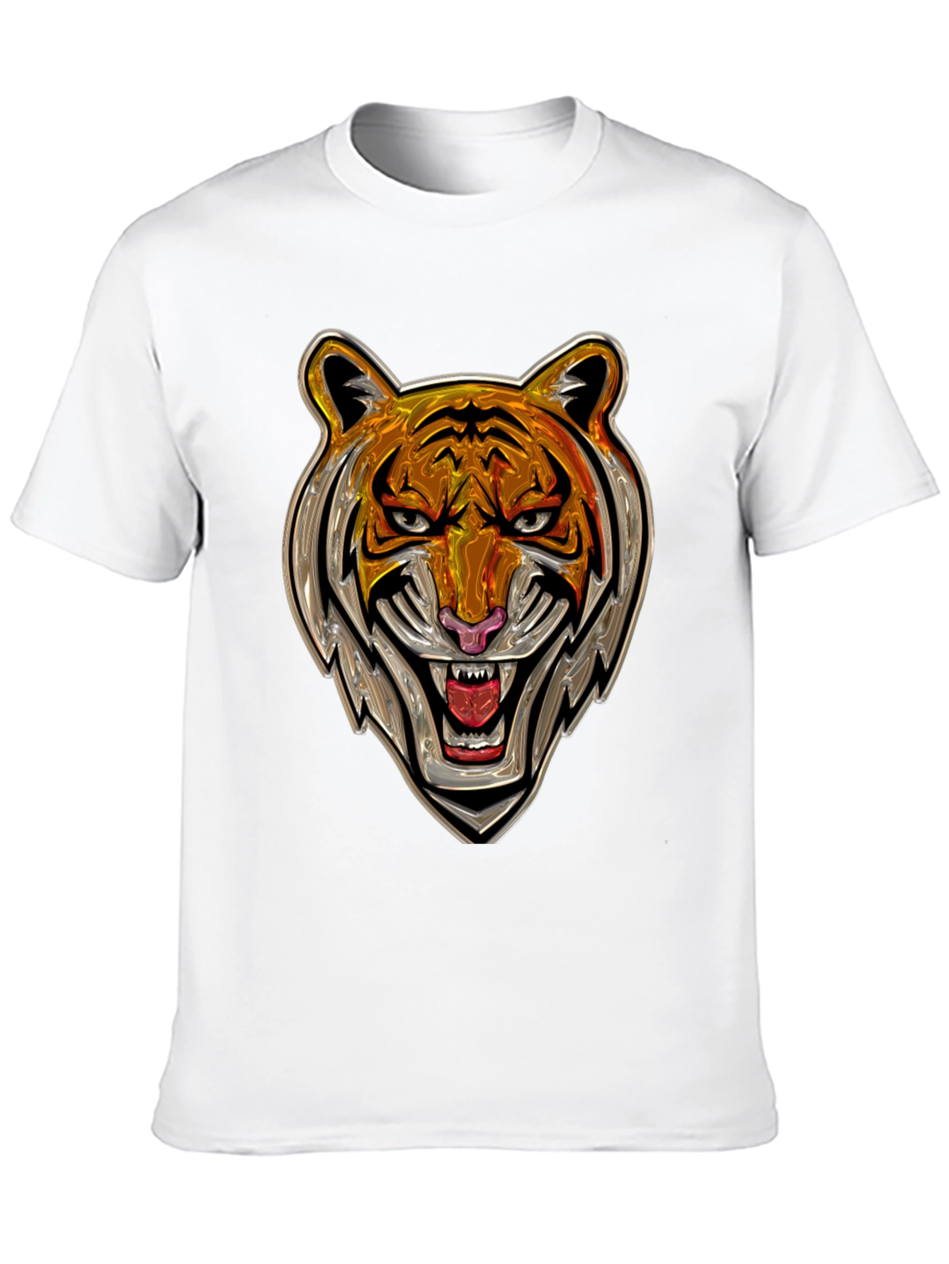 Roaring Tiger Graphic Tee - Bold Animal Print