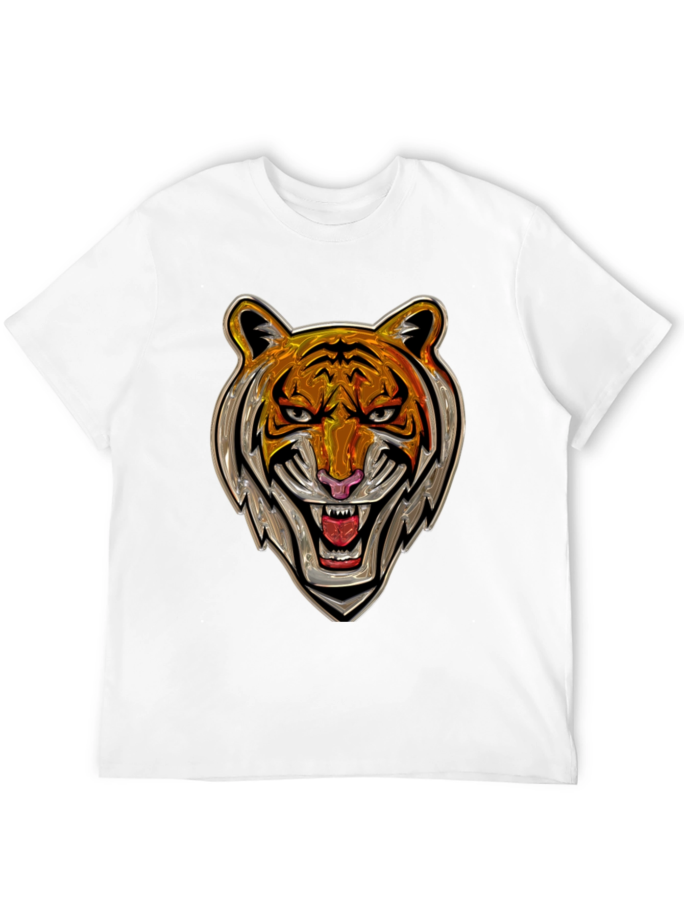 Roaring Tiger Graphic Tee - Bold Animal Print