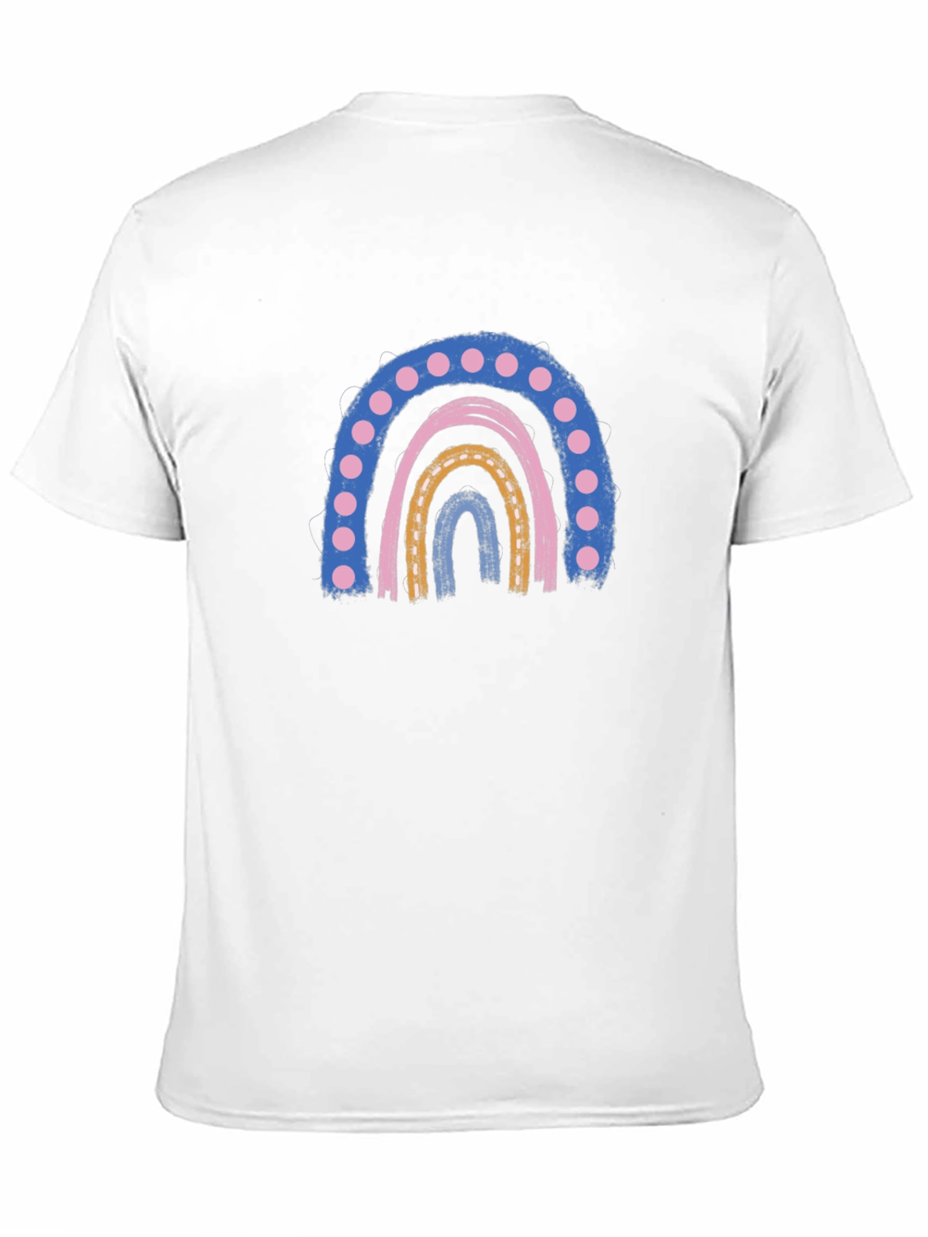 Retro Rainbow Graphic Tee - Comfort and Style
