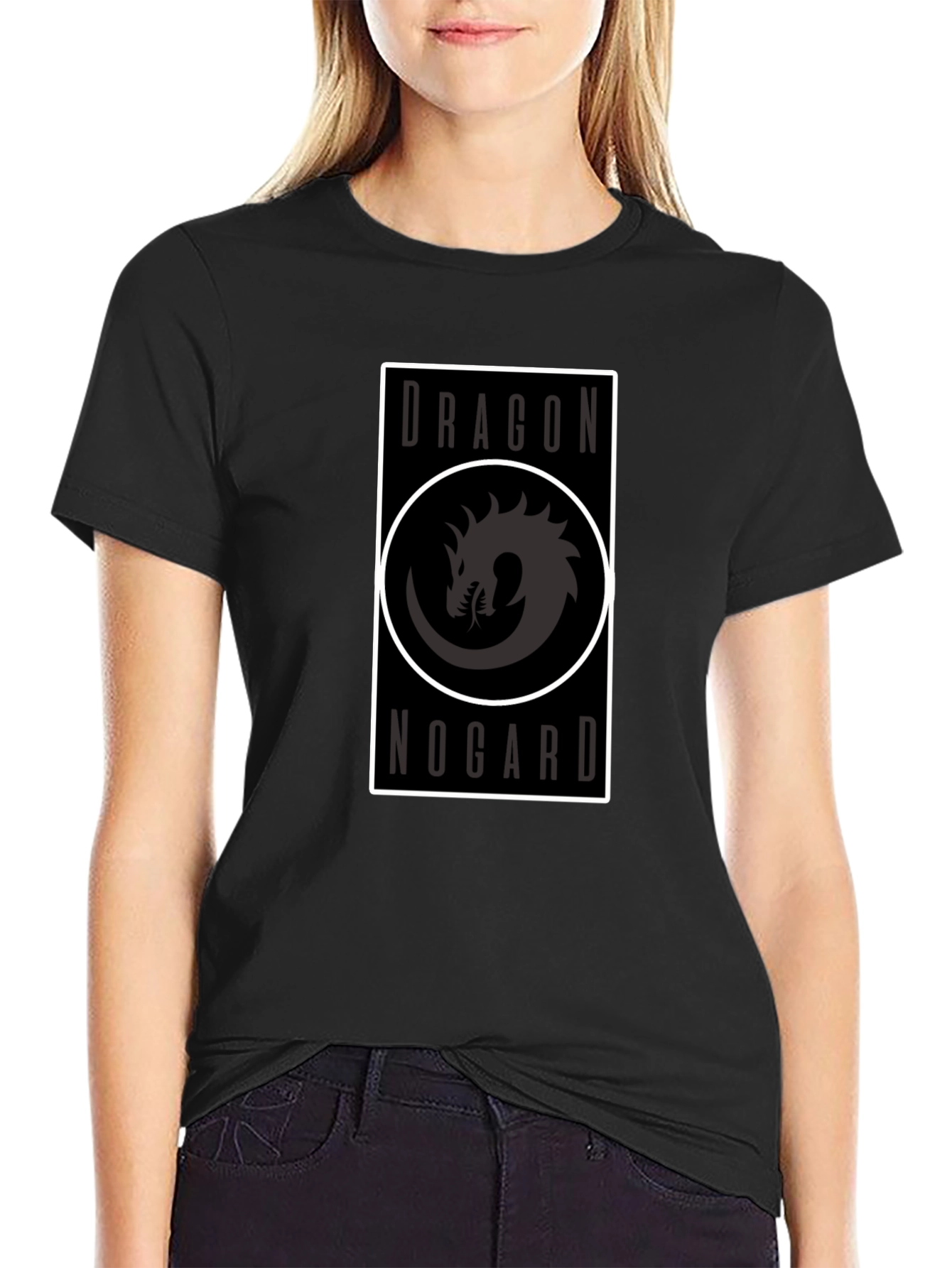 Dragon Nogard Graphic Tee - Black