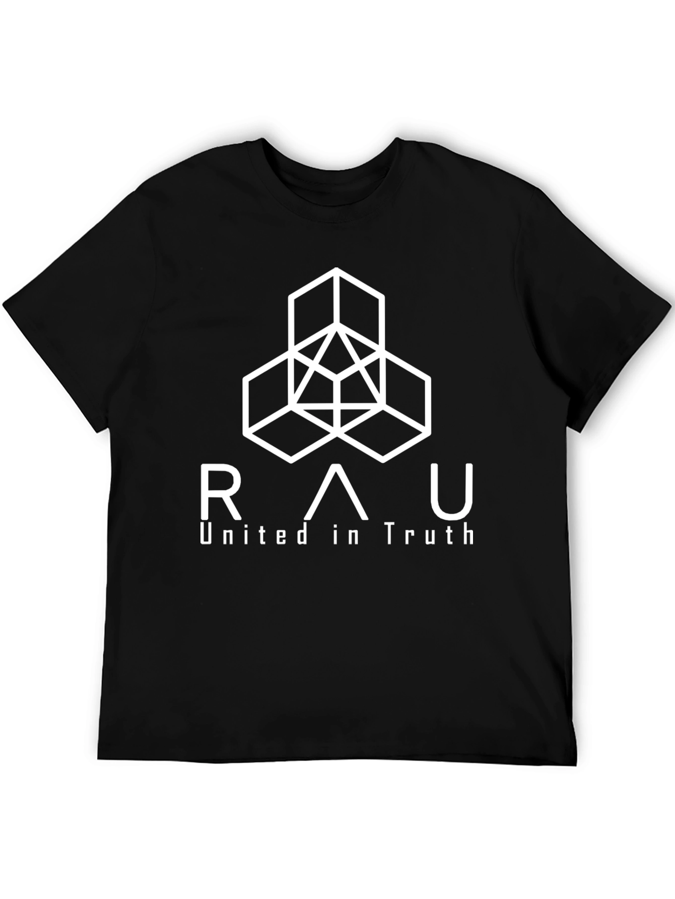 RAU United in Truth Black T-Shirt Graphic Tee