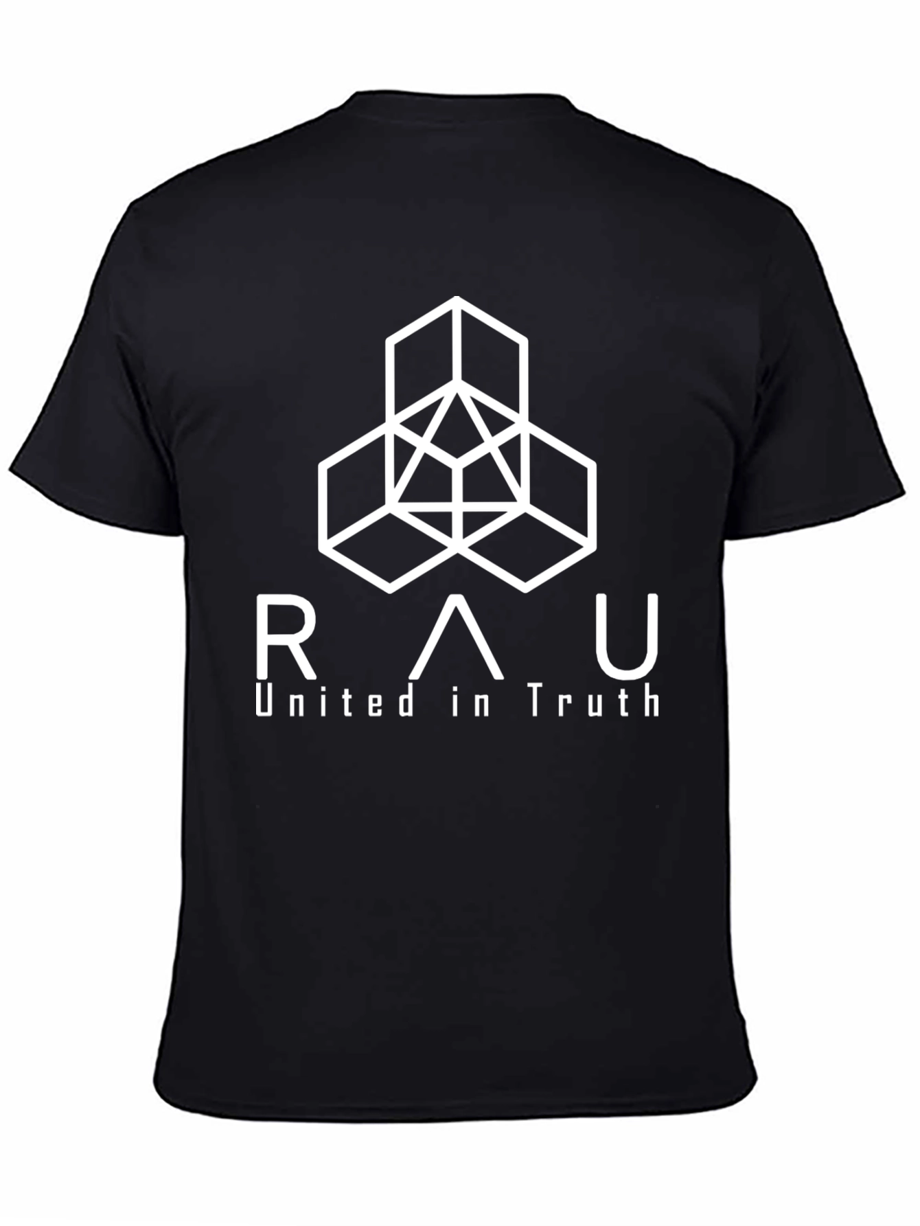 RAU United in Truth Black T-Shirt Graphic Tee