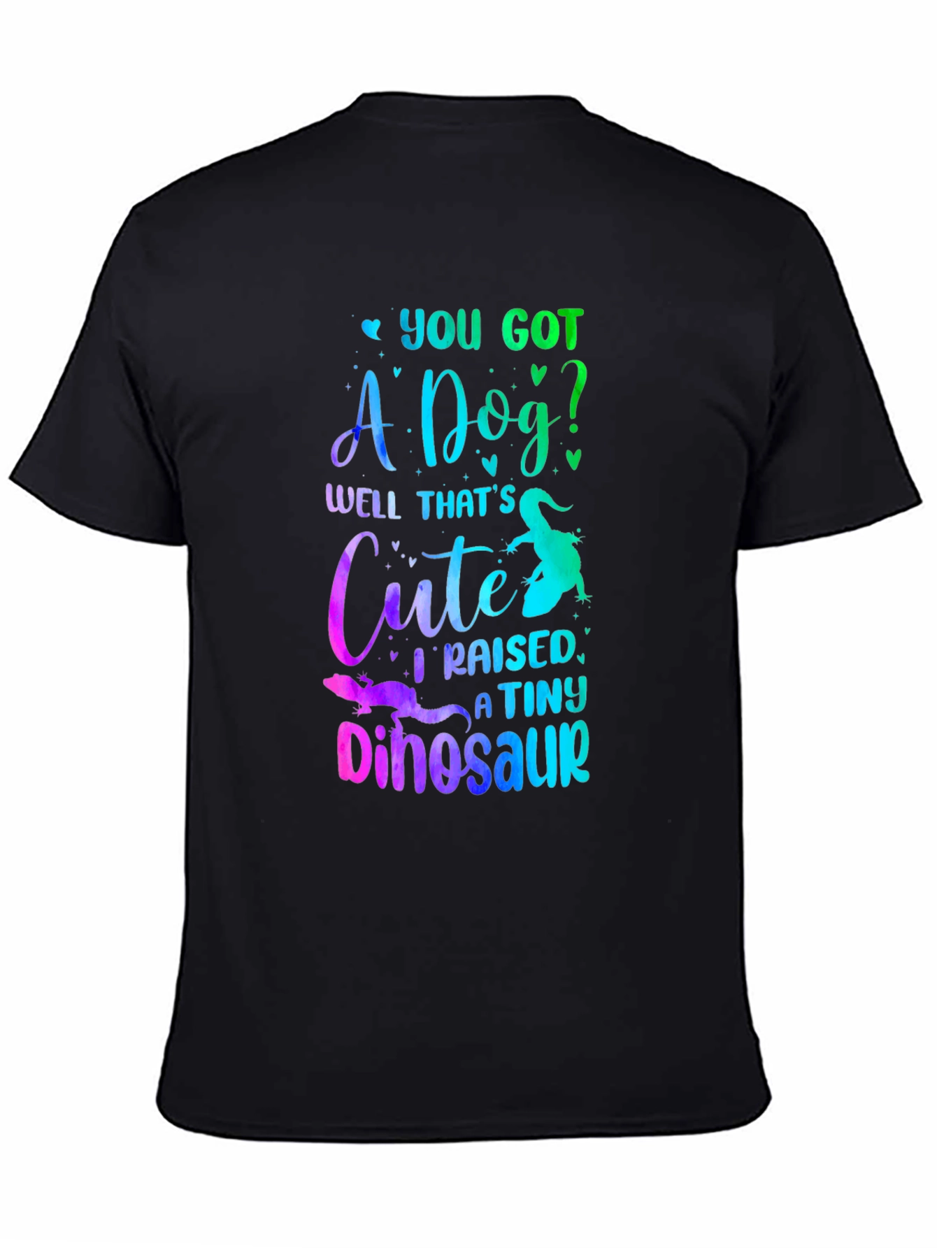 Funny Lizard Owner T-Shirt: I Raised a Tiny Dinosaur