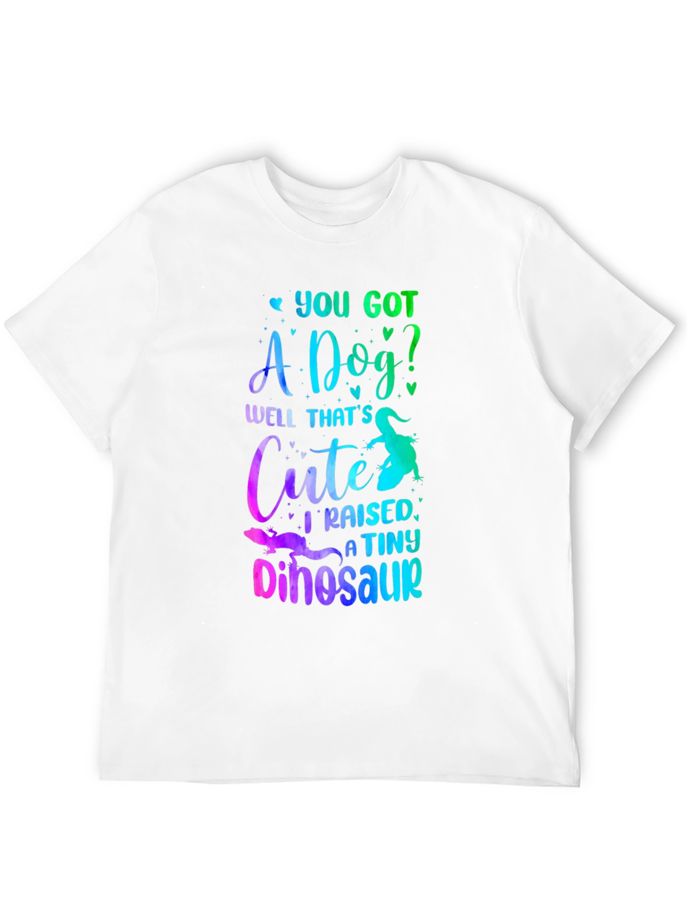Funny Lizard Owner T-Shirt: I Raised a Tiny Dinosaur