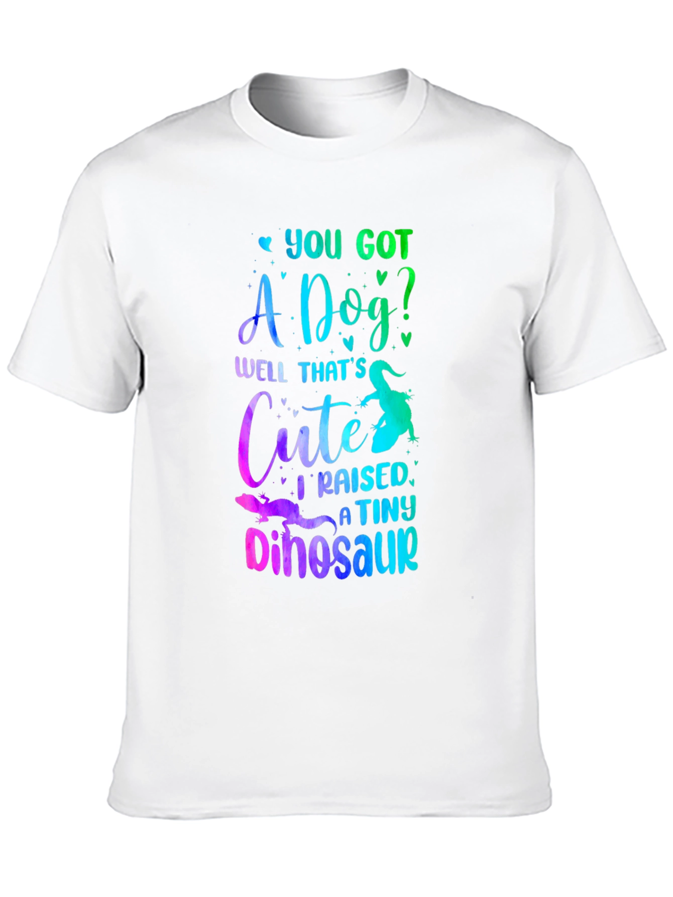 Funny Lizard Owner T-Shirt: I Raised a Tiny Dinosaur