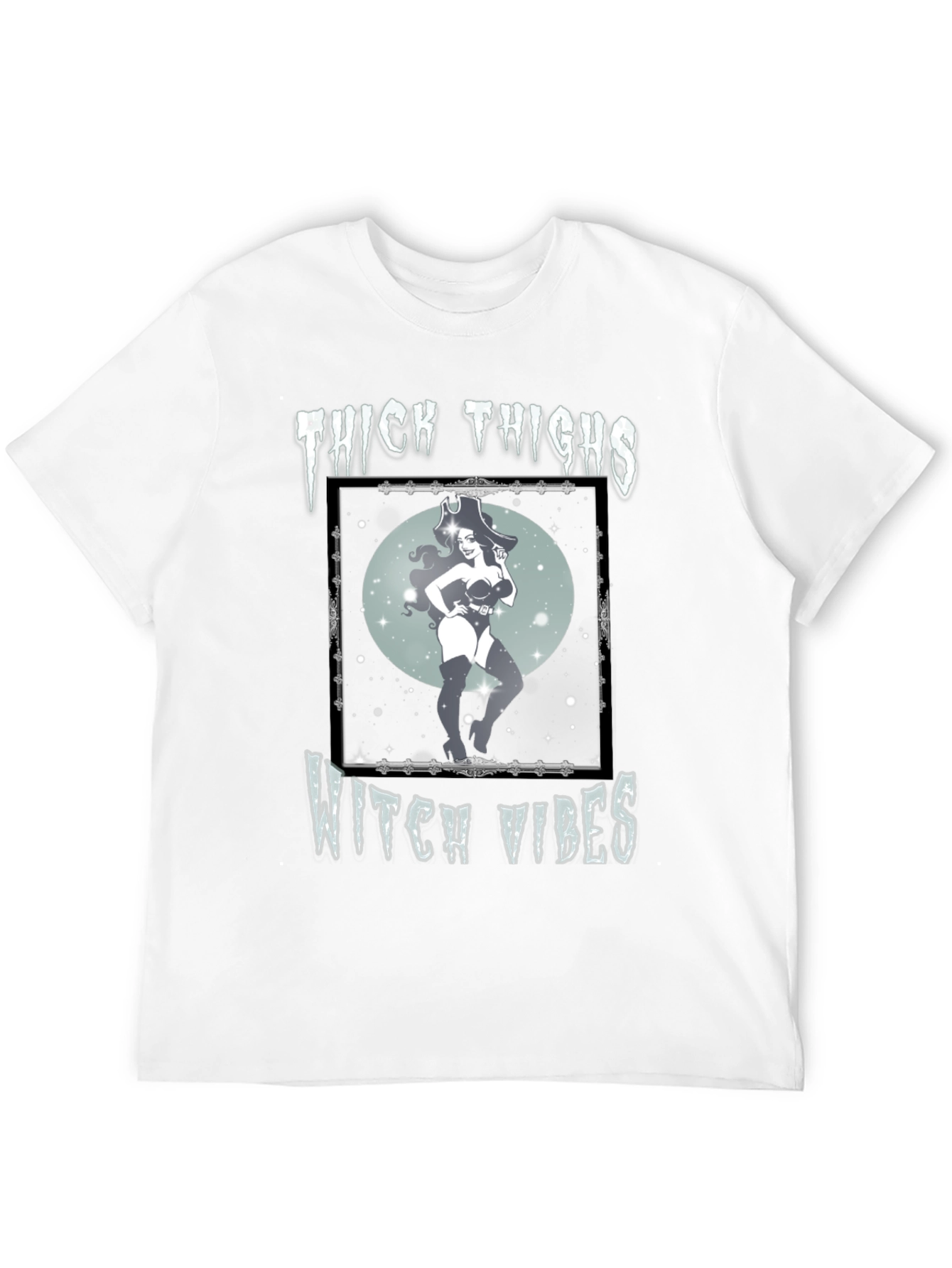 Thick Thighs Witch Vibes Graphic Tee