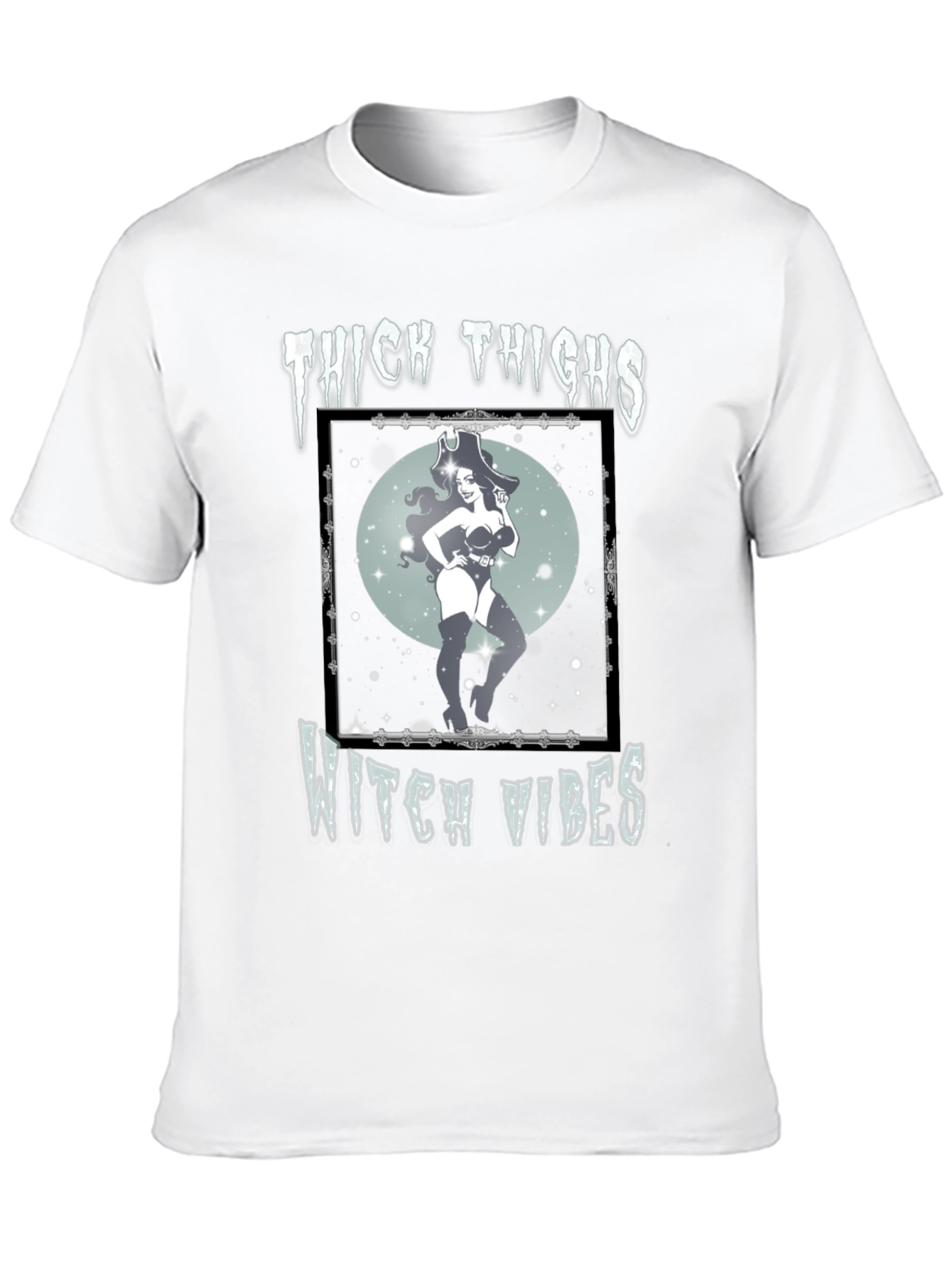 Thick Thighs Witch Vibes Graphic Tee