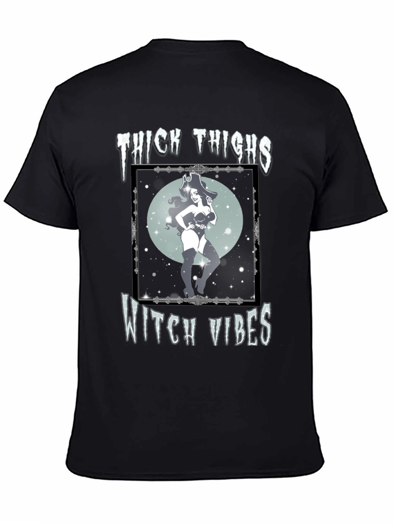 Thick Thighs Witch Vibes Graphic Tee