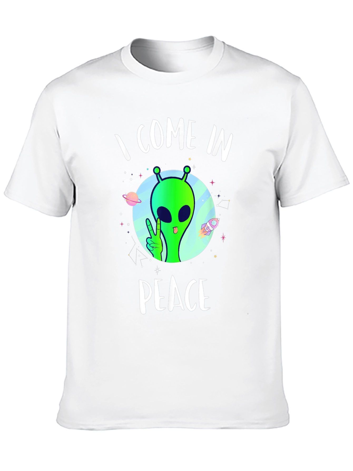 I Come In Peace Alien T-Shirt