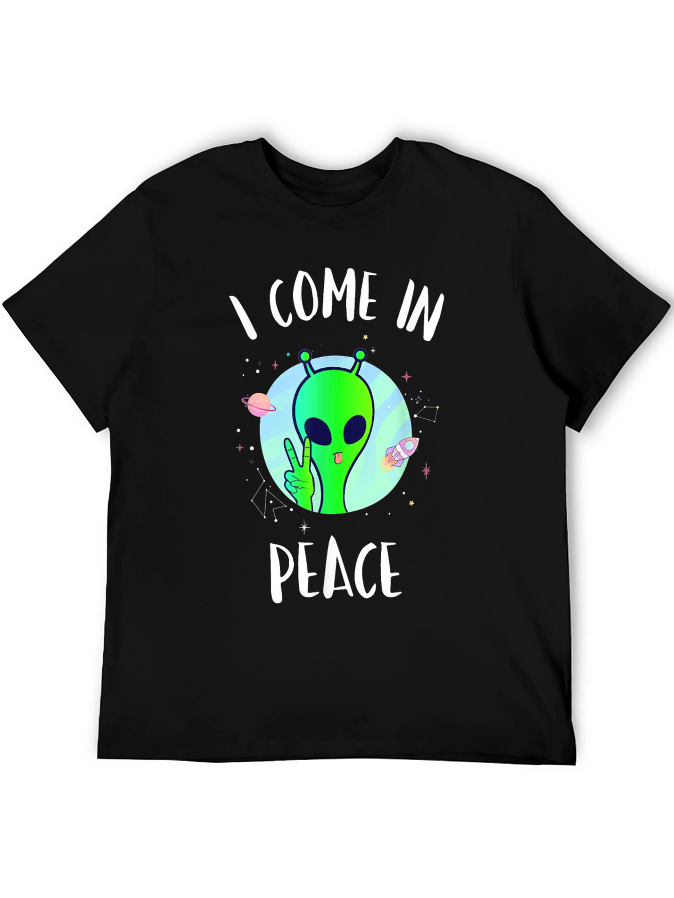 I Come In Peace Alien T-Shirt