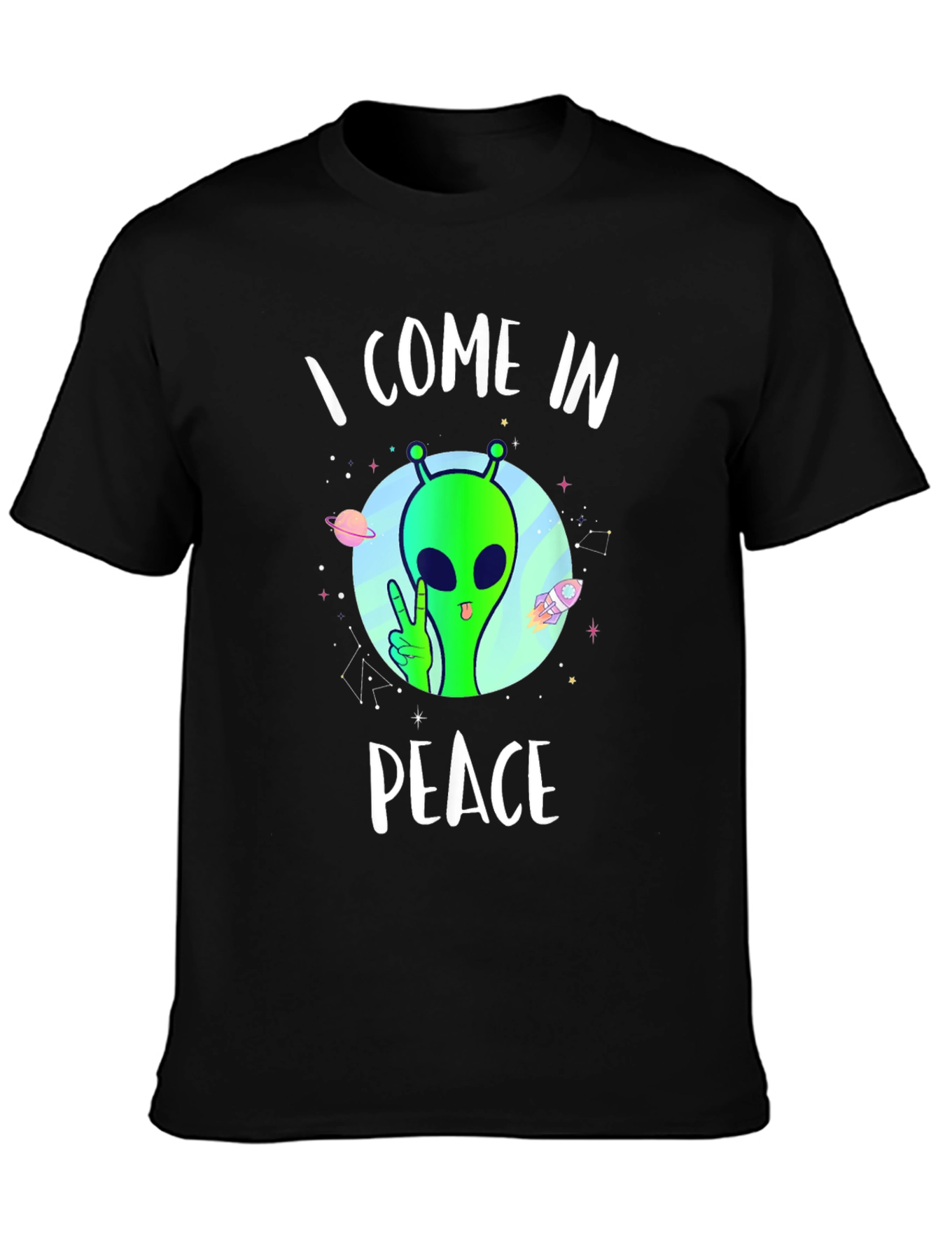 I Come In Peace Alien T-Shirt