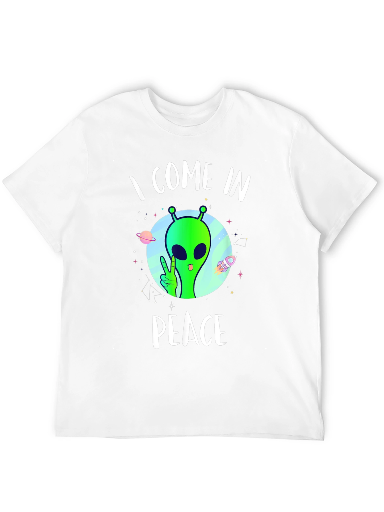 I Come In Peace Alien T-Shirt