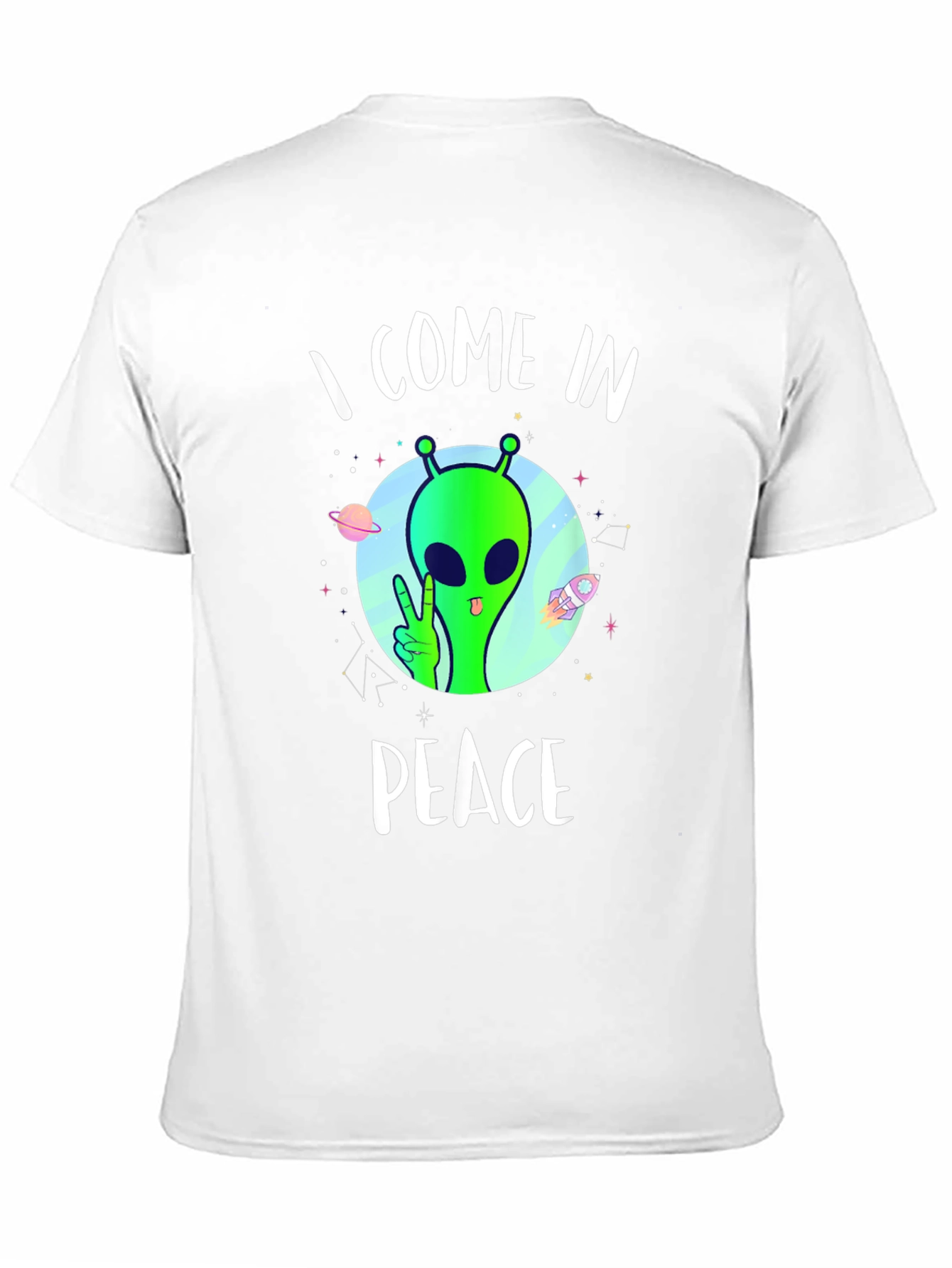 I Come In Peace Alien T-Shirt