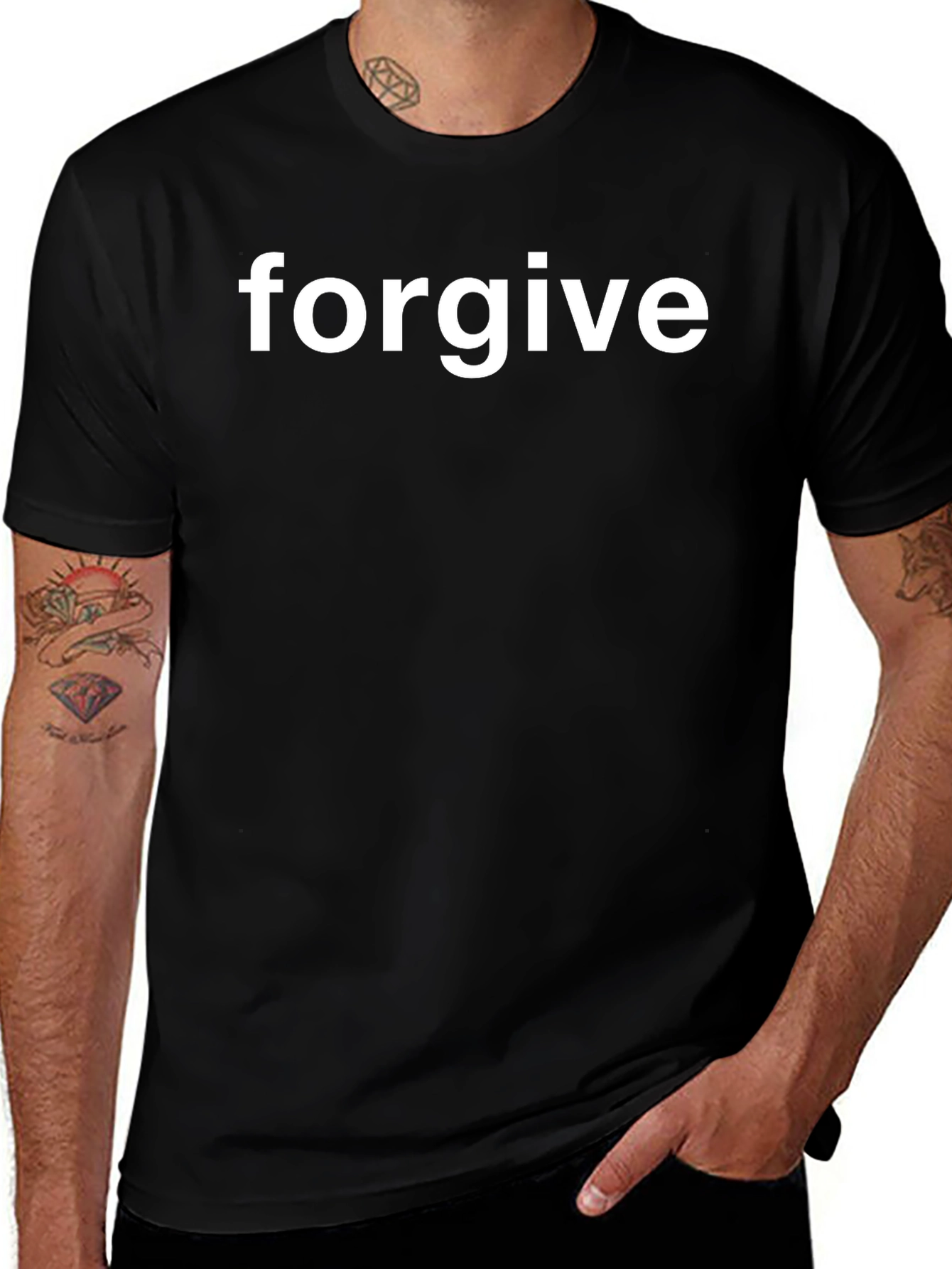 Forgive T-Shirt - Black Graphic Tee