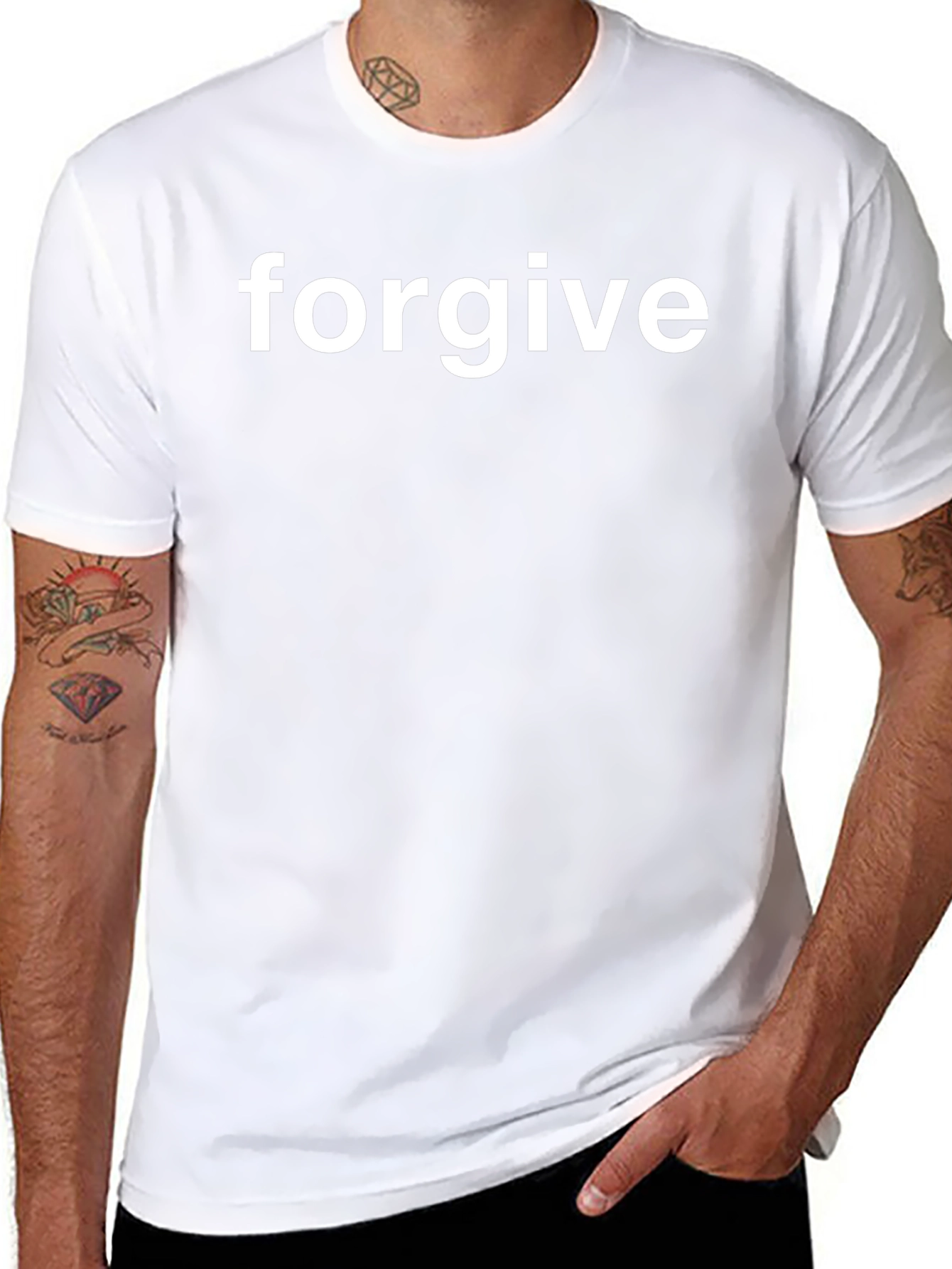 Forgive T-Shirt - Black Graphic Tee