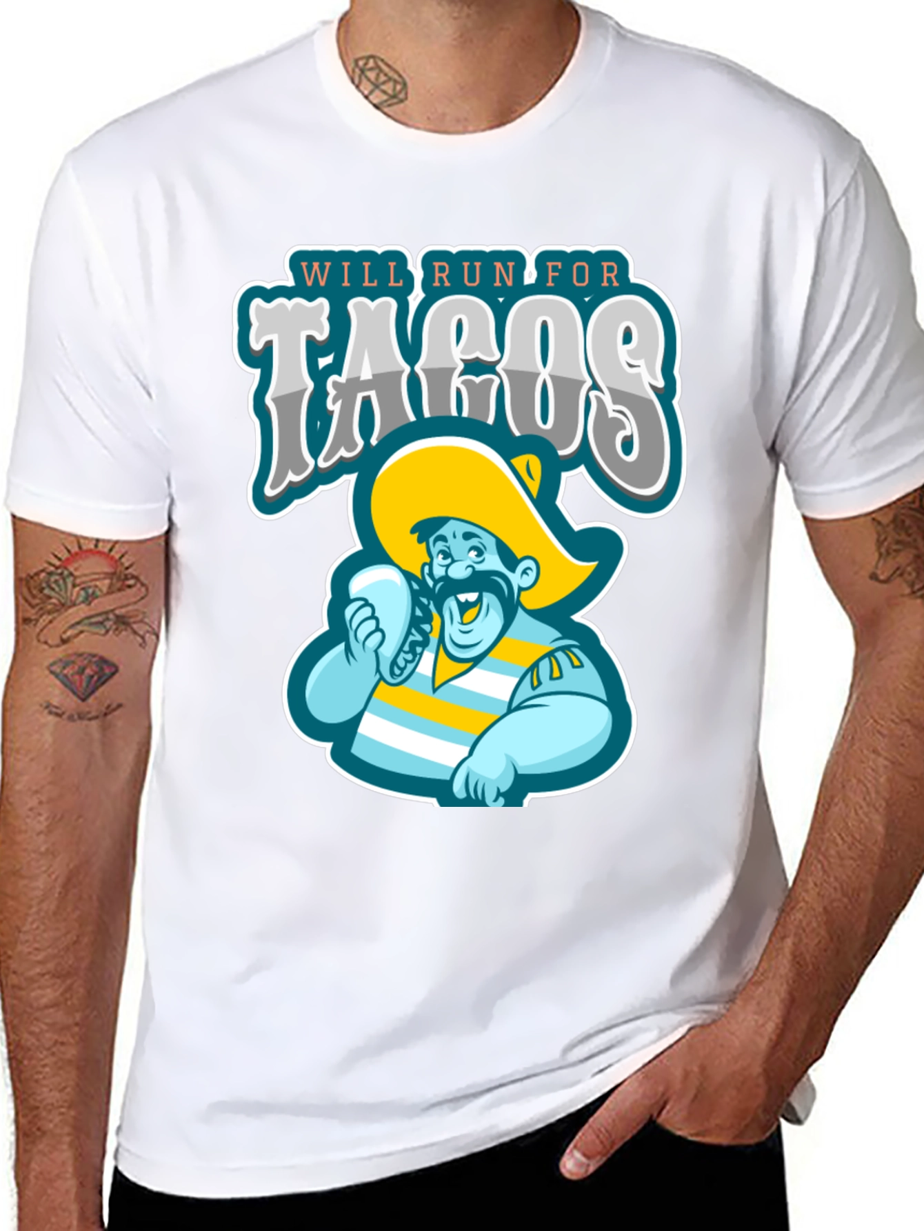 Will Run For Tacos T-Shirt