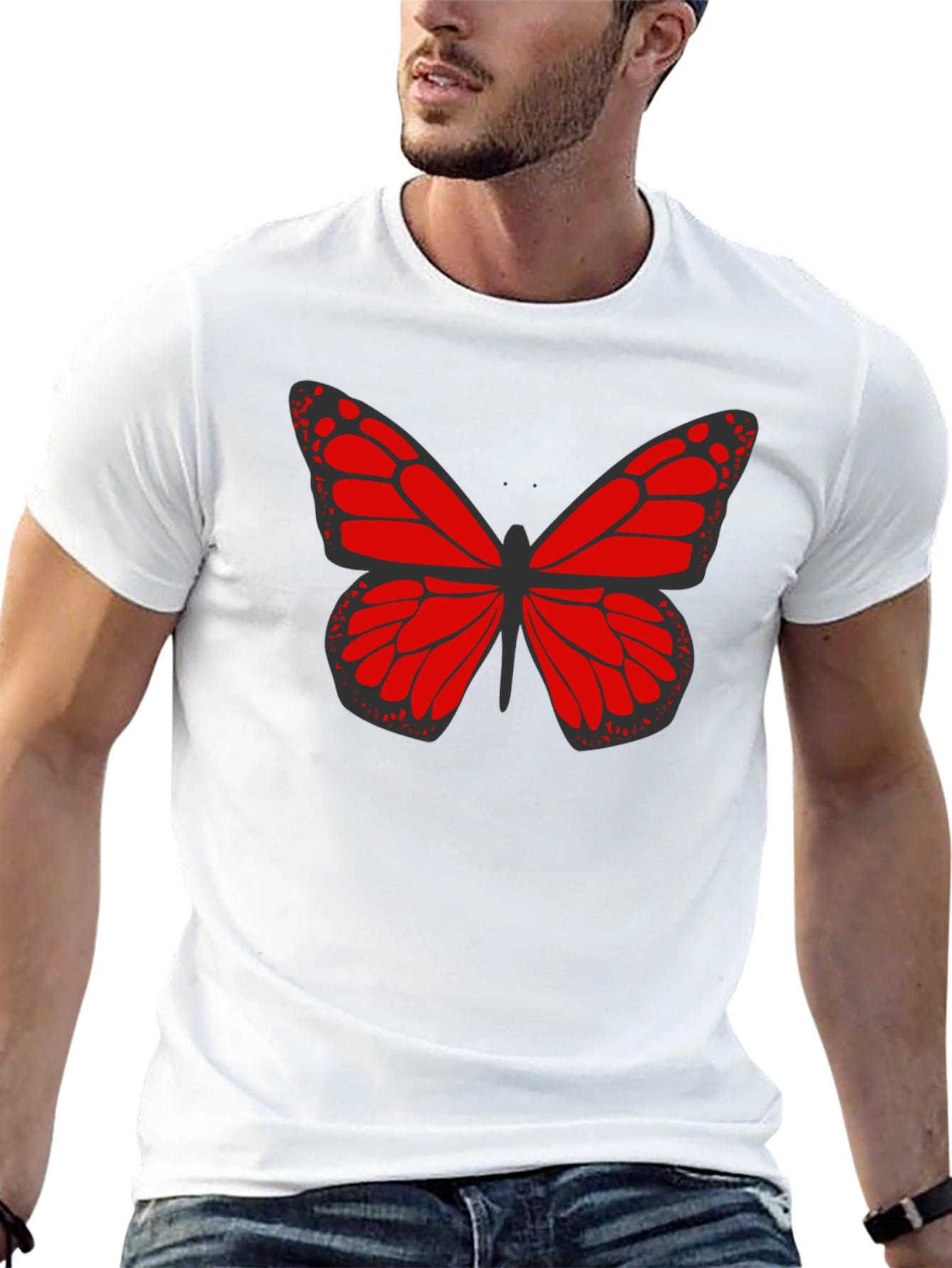 Butterfly Graphic Print Tee