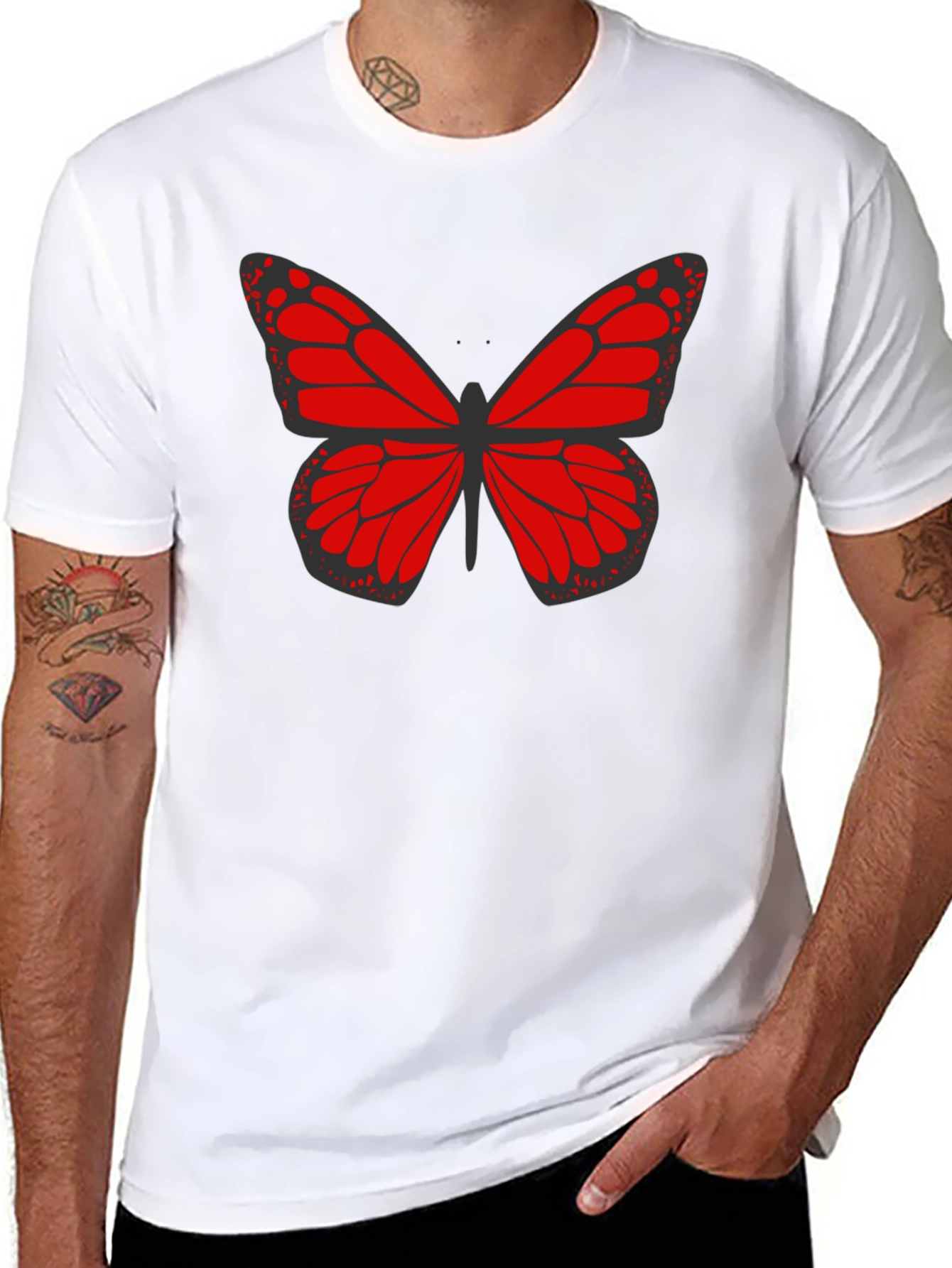 Butterfly Graphic Print Tee