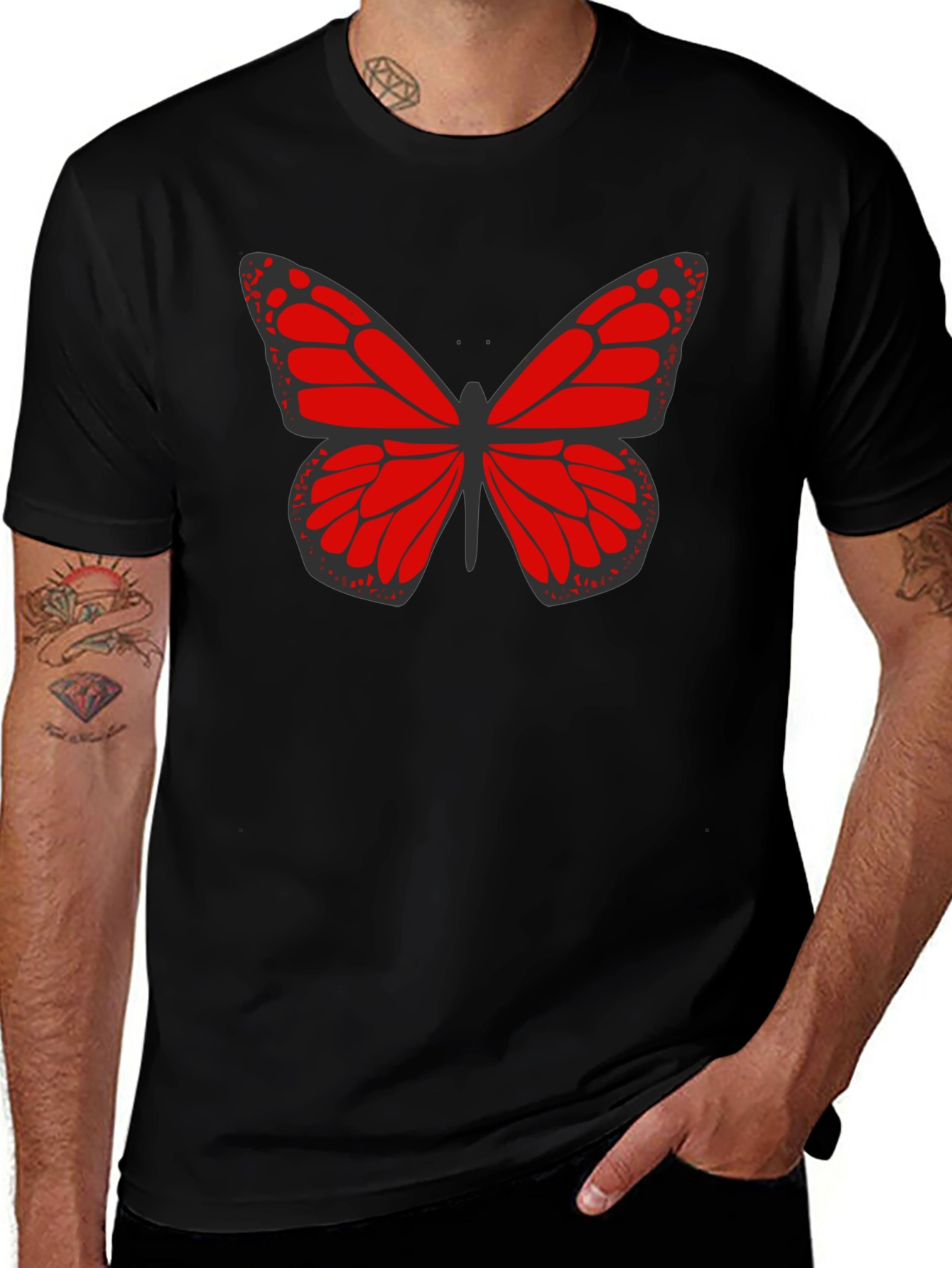 Butterfly Graphic Print Tee