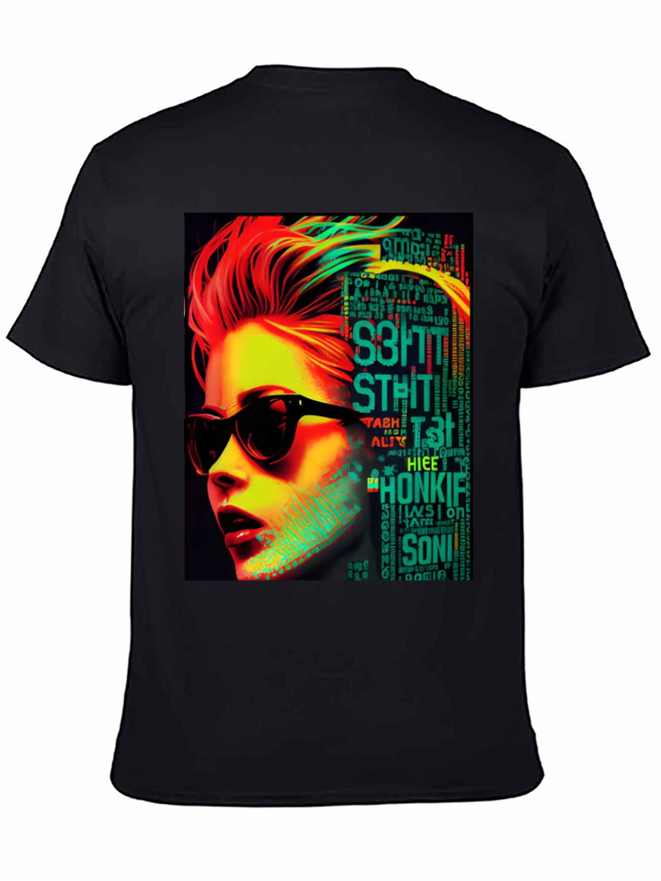 Retro Pop Art T-Shirt - Woman with Sunglasses