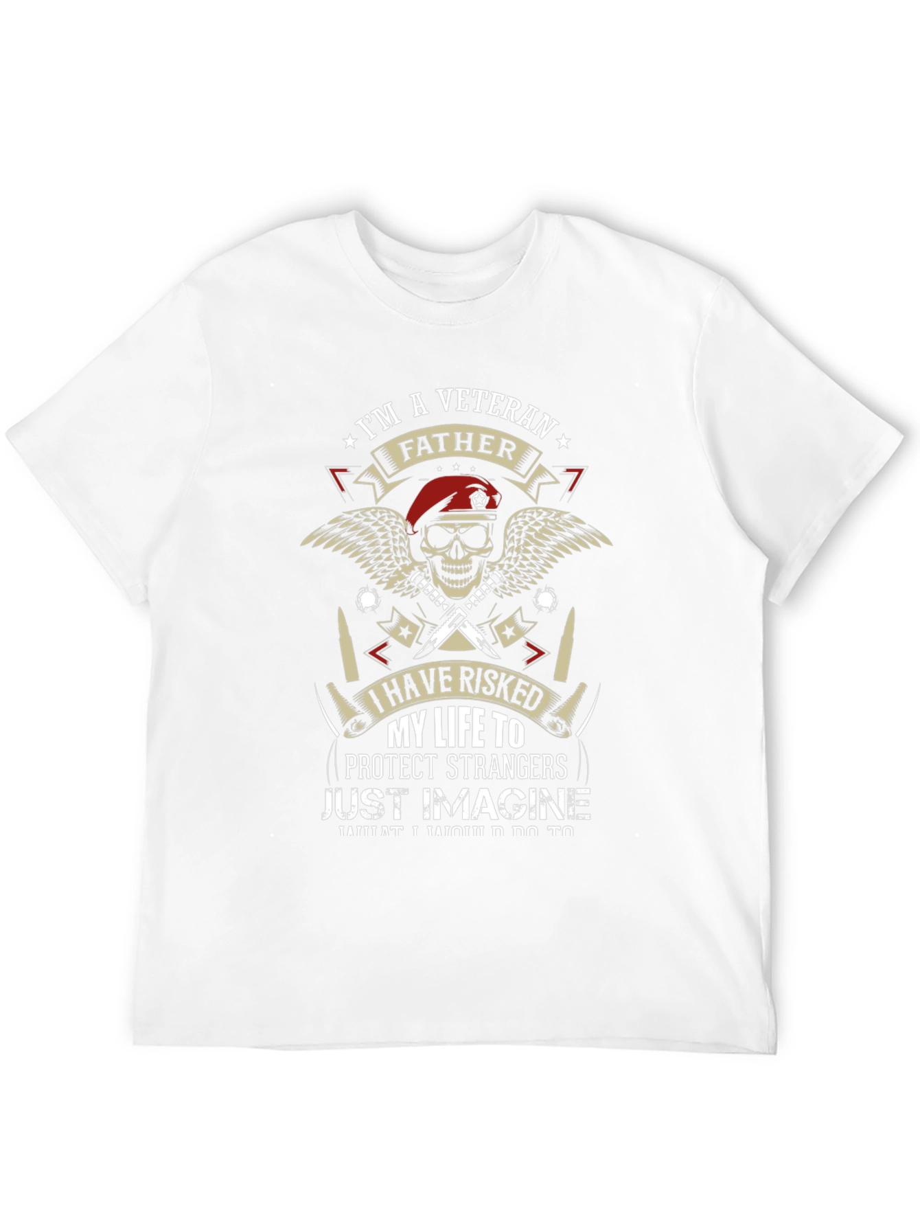 Veteran Father Graphic T-Shirt - Military Pride