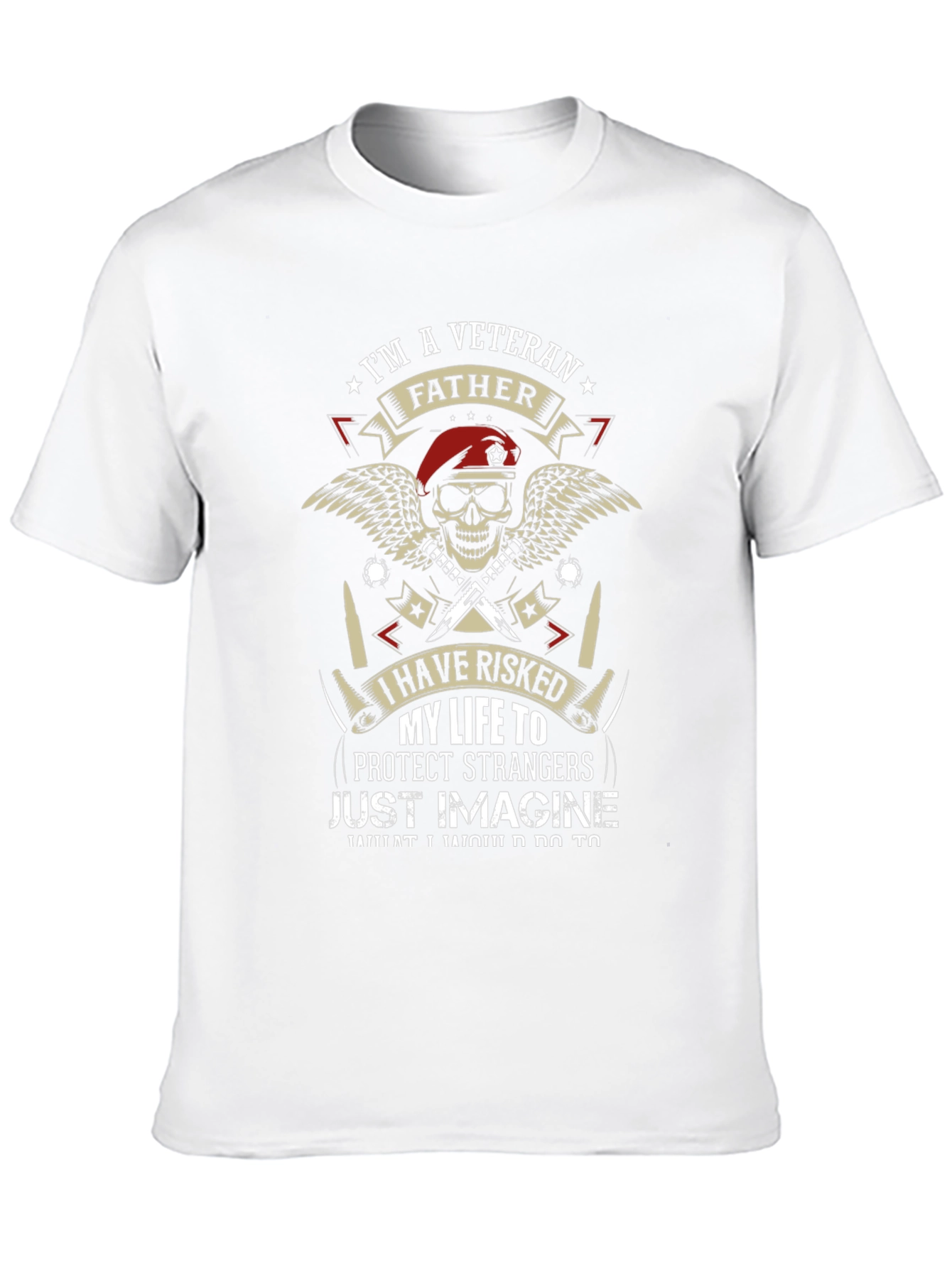 Veteran Father Graphic T-Shirt - Military Pride