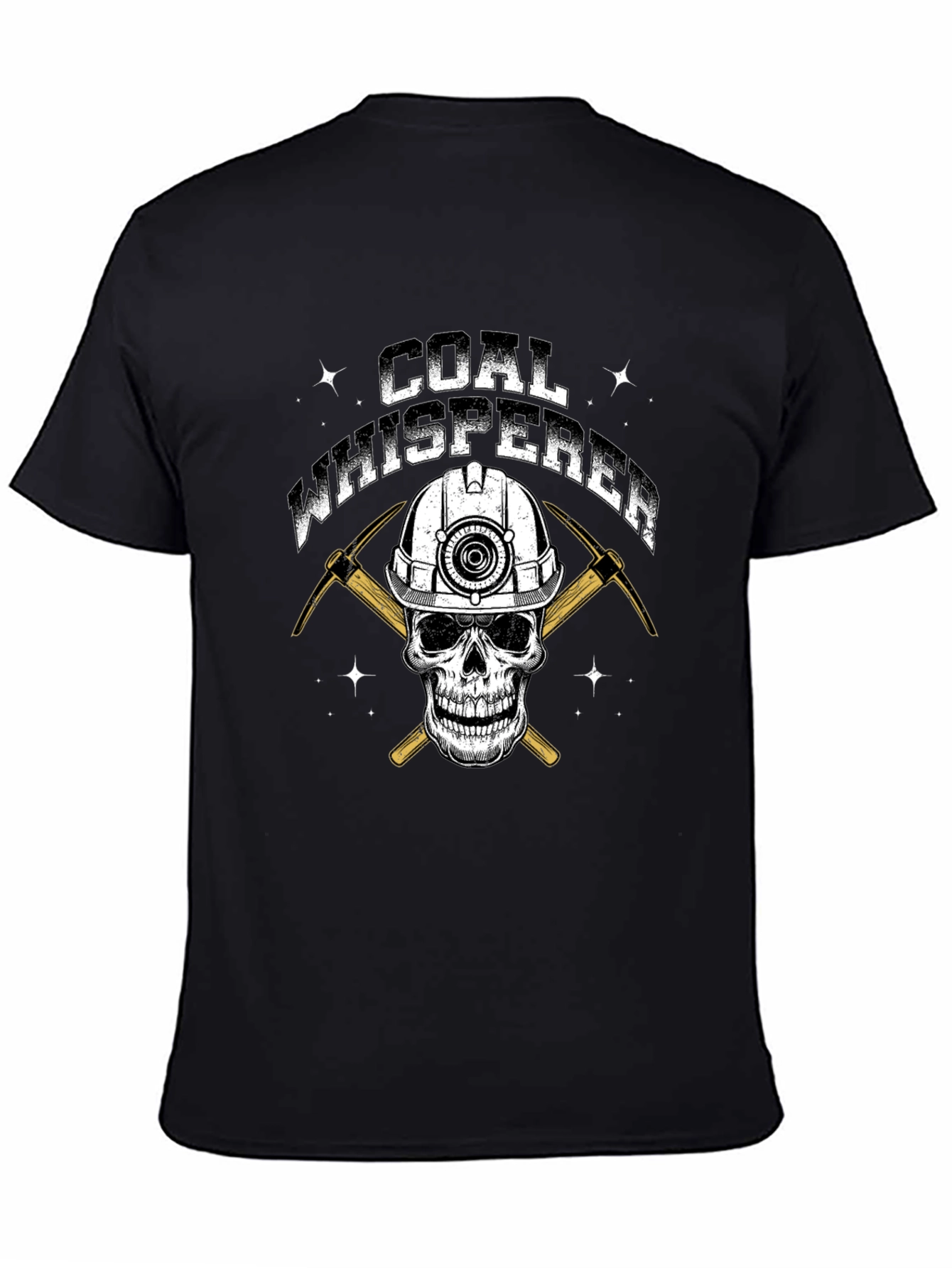 Coal Whisperer Skull Graphic T-Shirt