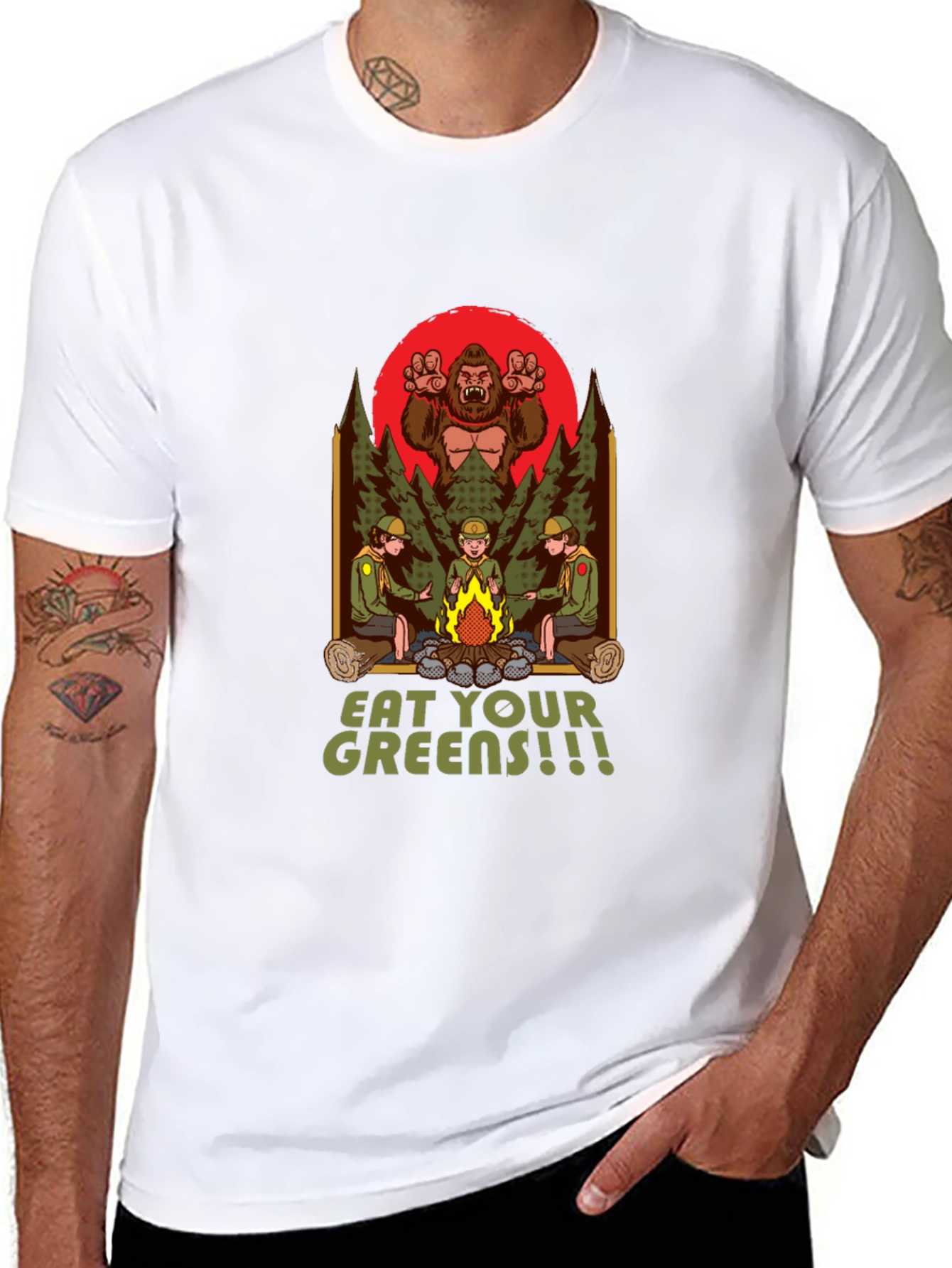 Eat Your Greens Graphic T-Shirt
