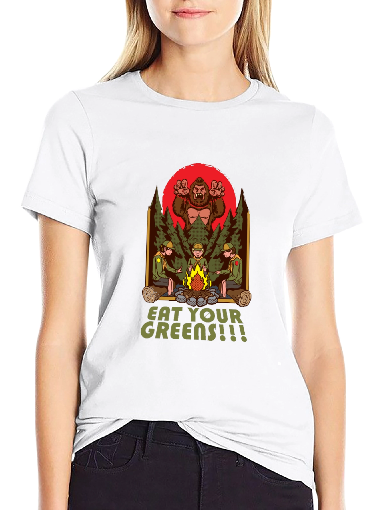 Eat Your Greens Graphic T-Shirt