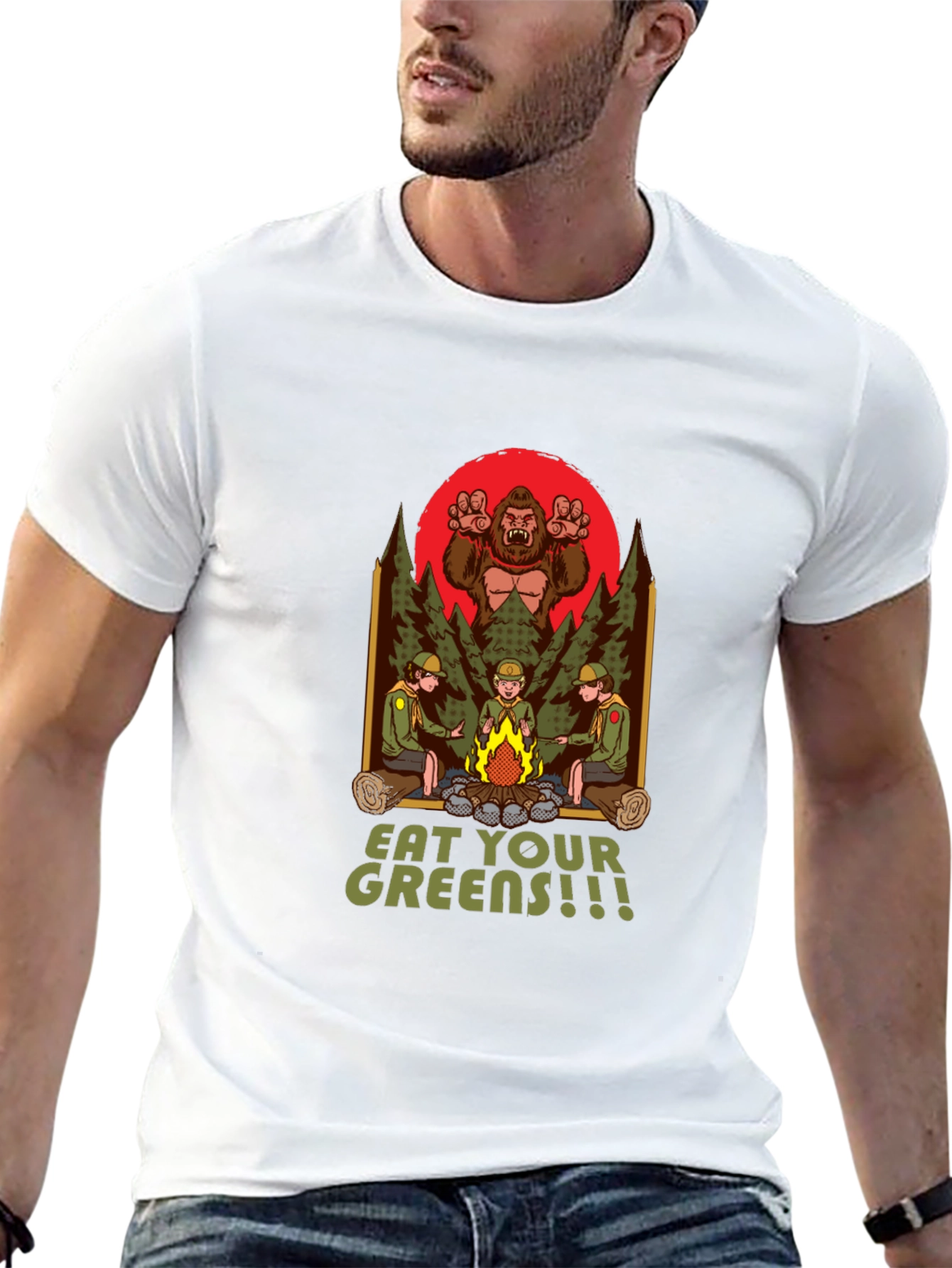 Eat Your Greens Graphic T-Shirt
