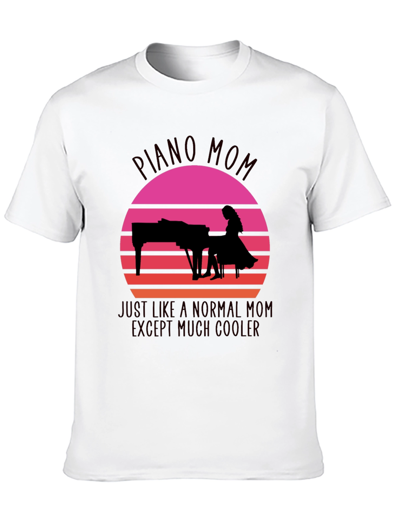 Piano Mom T-Shirt - Musical Gift