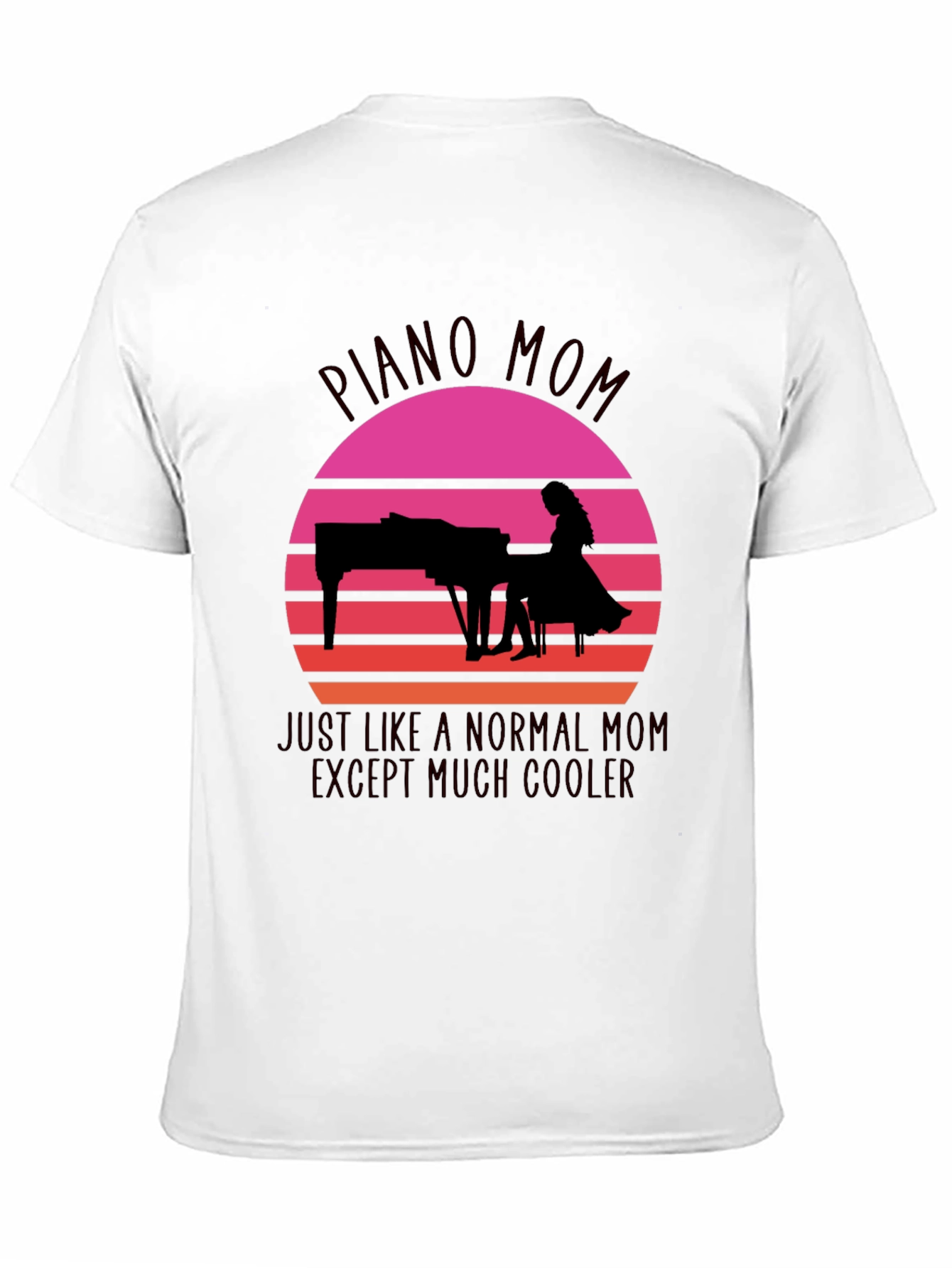 Piano Mom T-Shirt - Musical Gift