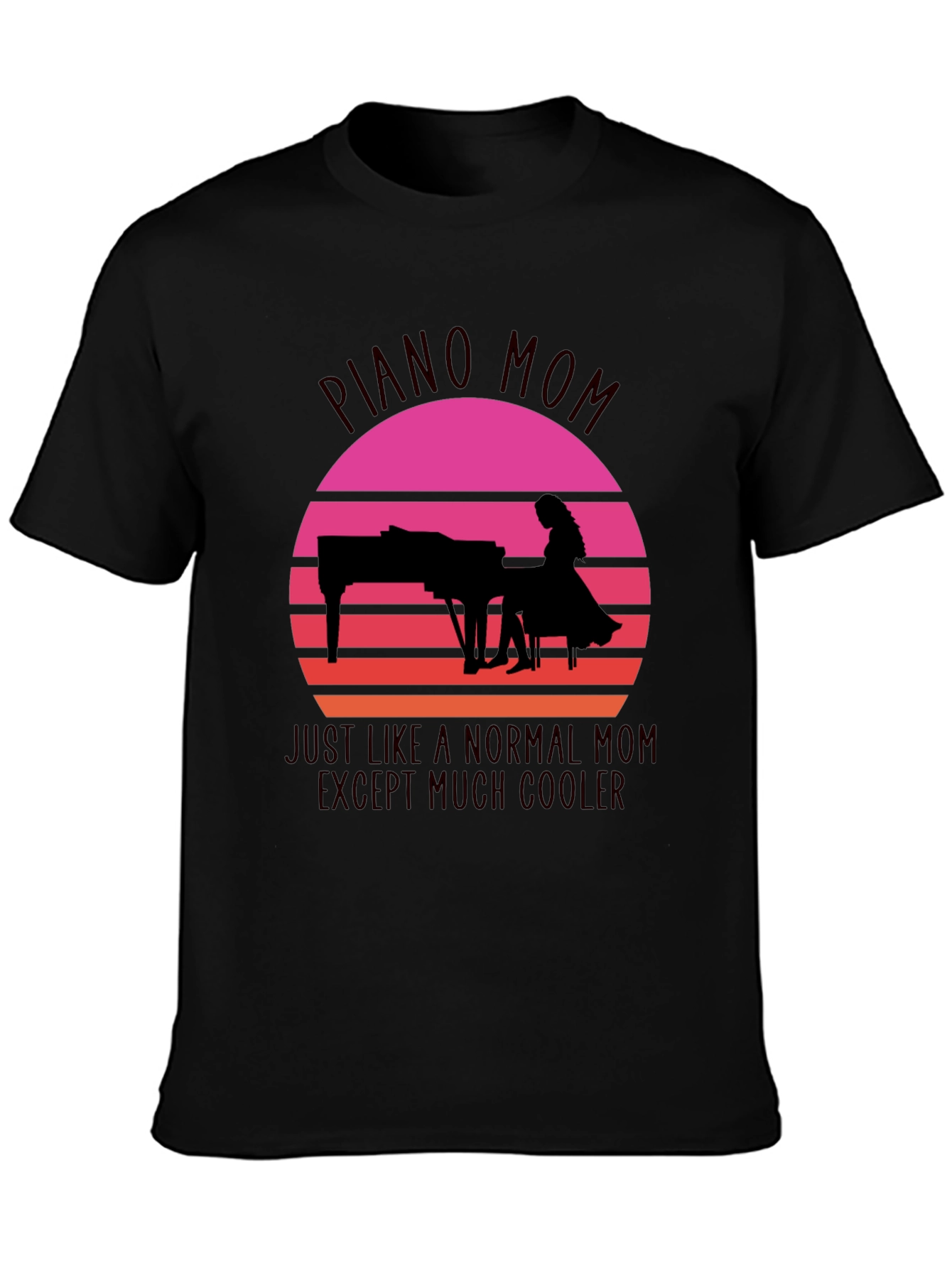 Piano Mom T-Shirt - Musical Gift