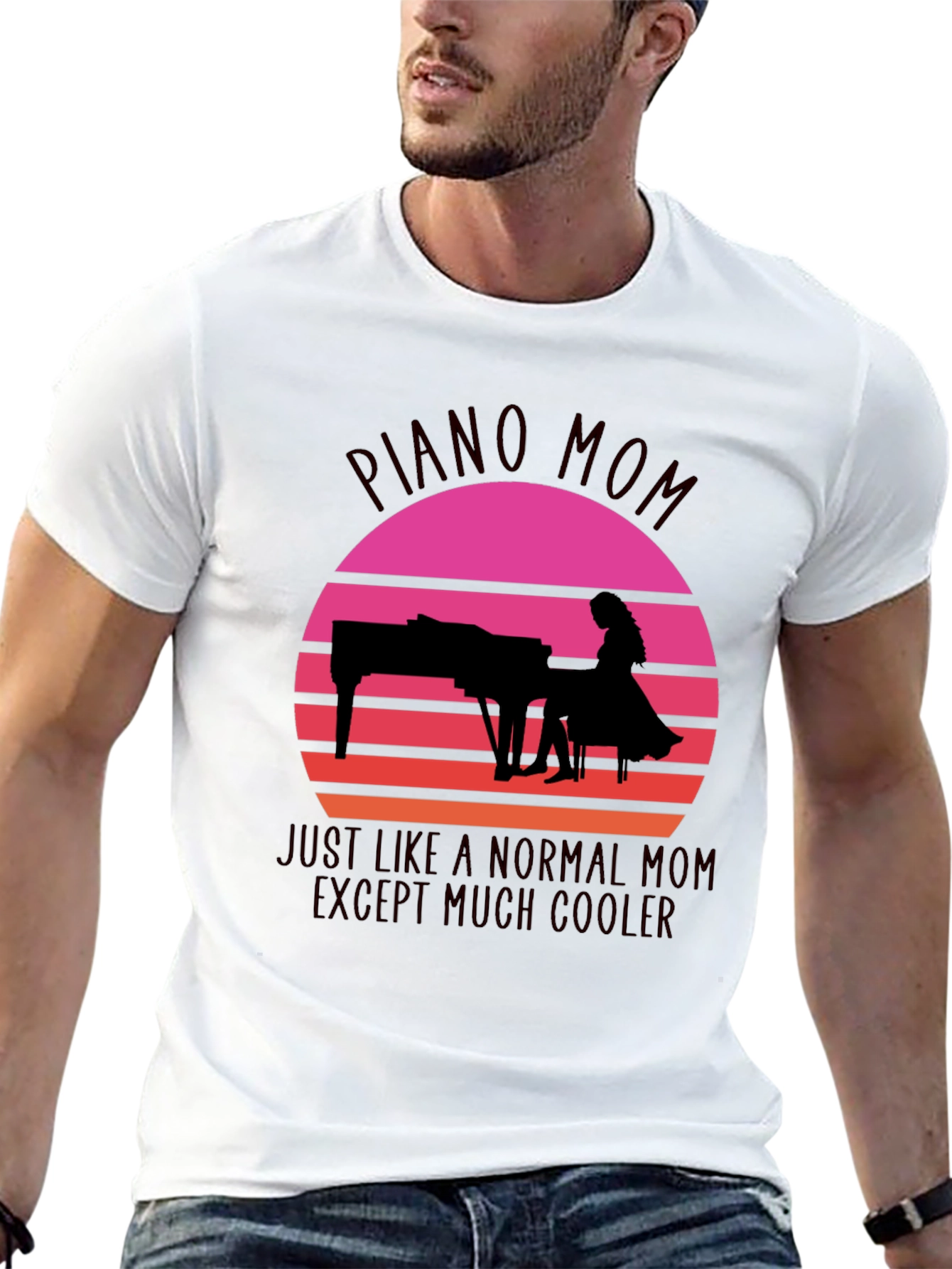 Piano Mom T-Shirt - Musical Gift