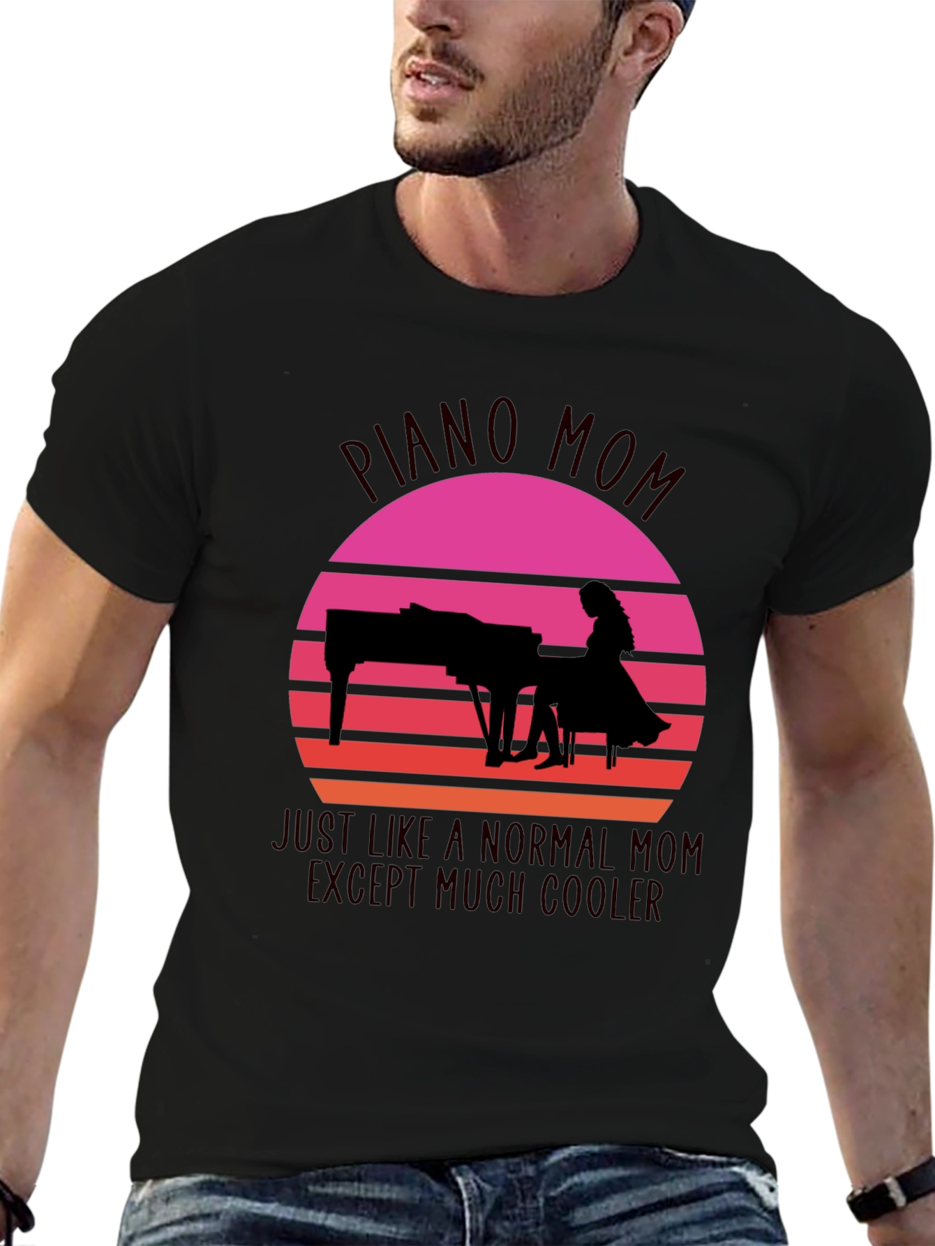 Piano Mom T-Shirt - Musical Gift
