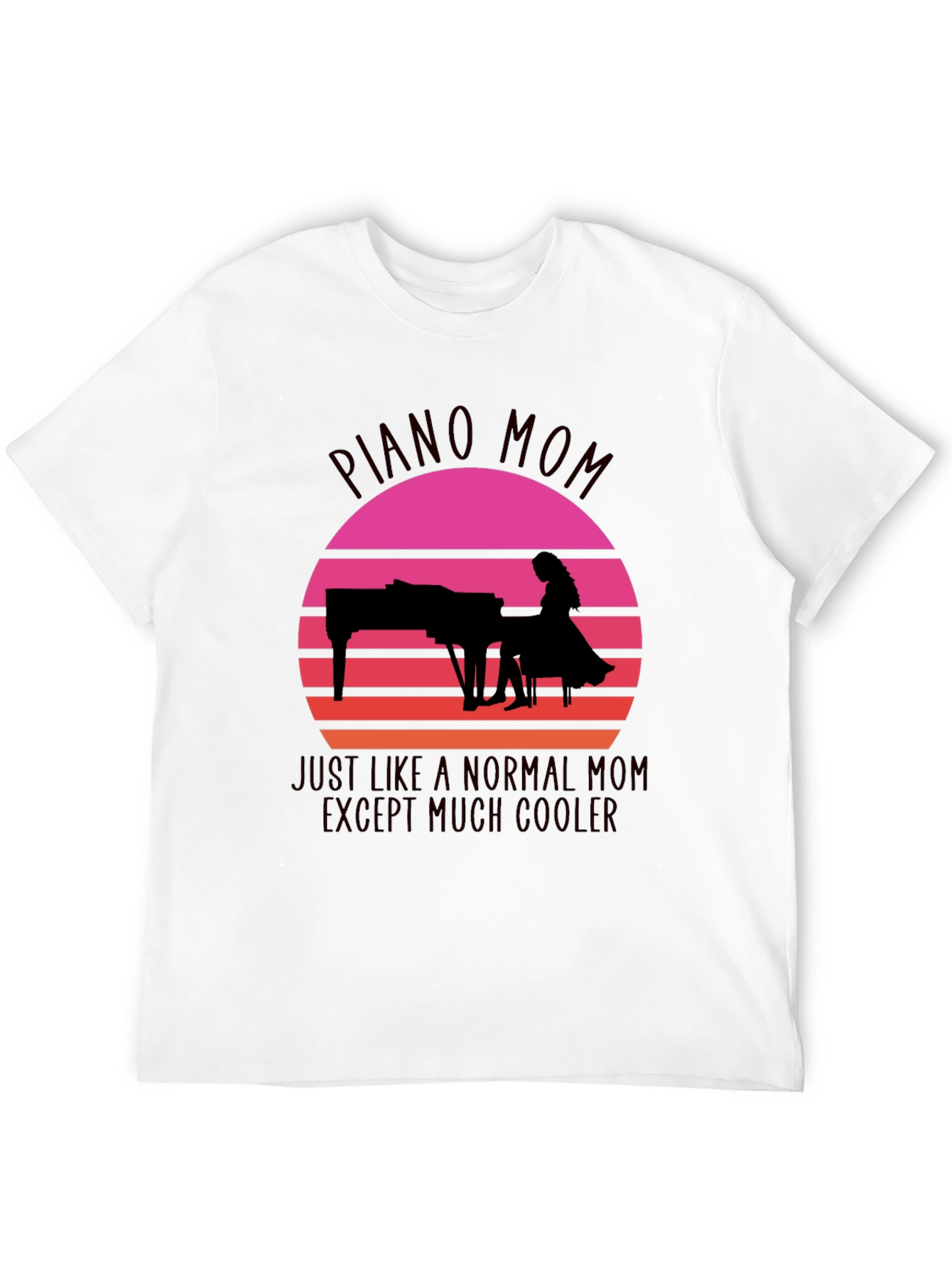 Piano Mom T-Shirt - Musical Gift