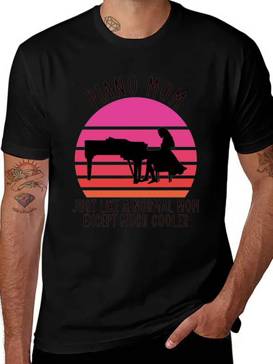 Piano Mom T-Shirt - Musical Gift