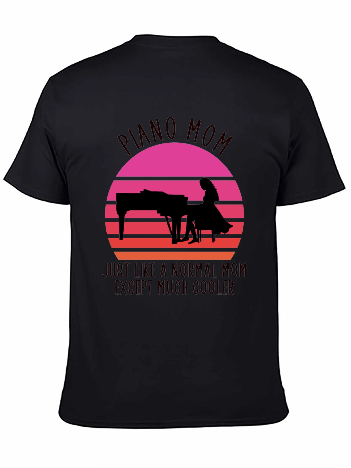 Piano Mom T-Shirt - Musical Gift